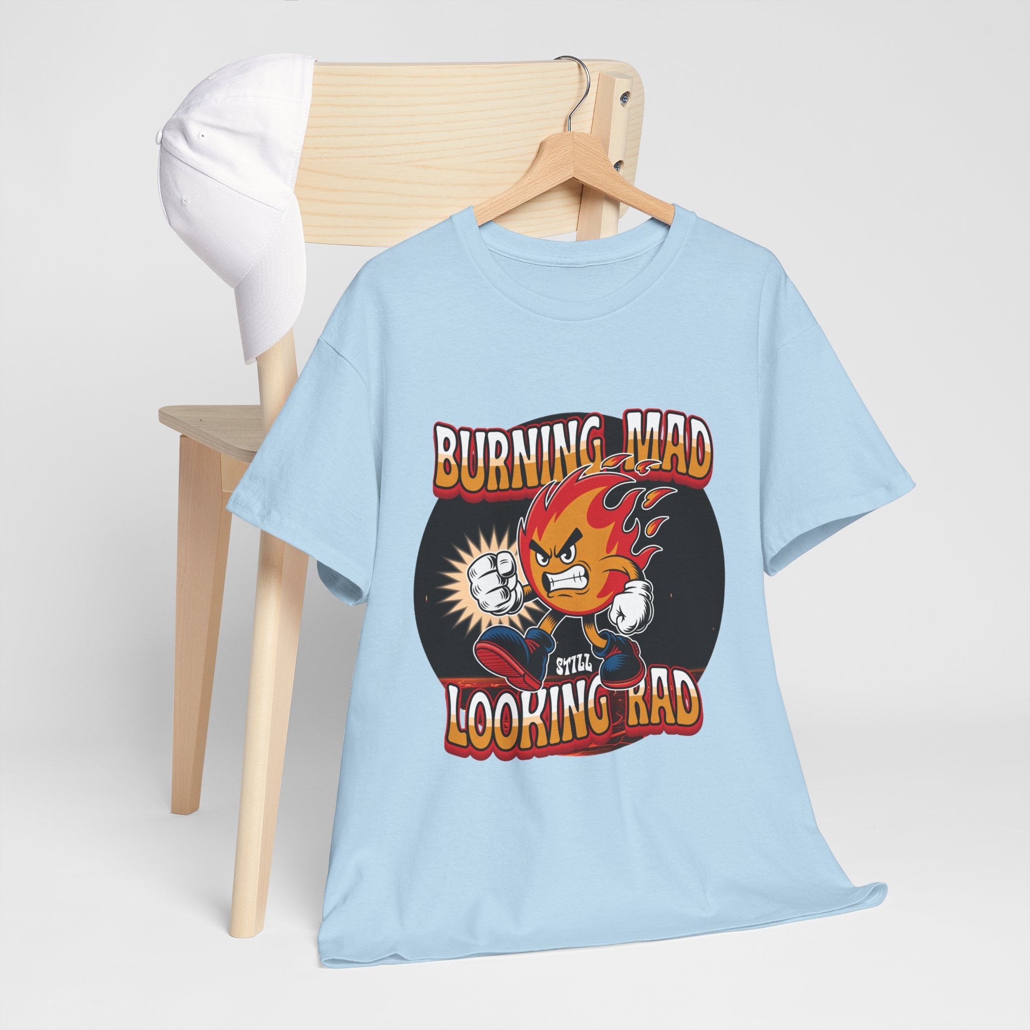 Burning Mad Looking Rad Unisex Tee