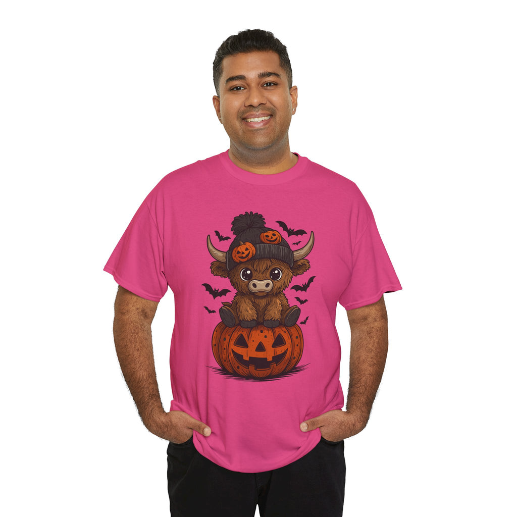 Halloween Cow Unisex Cotton Tshirt