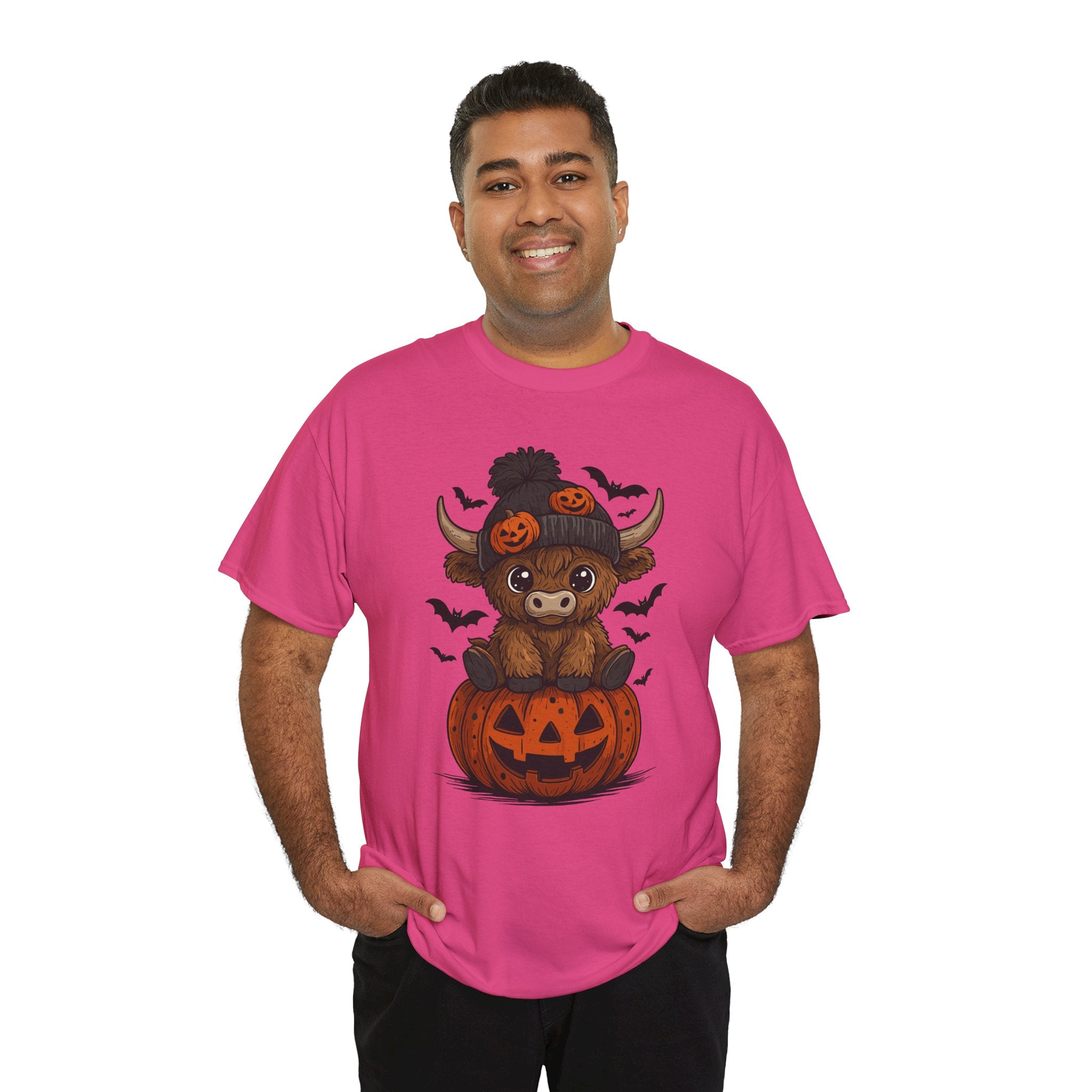 Halloween Cow Unisex Cotton Tshirt