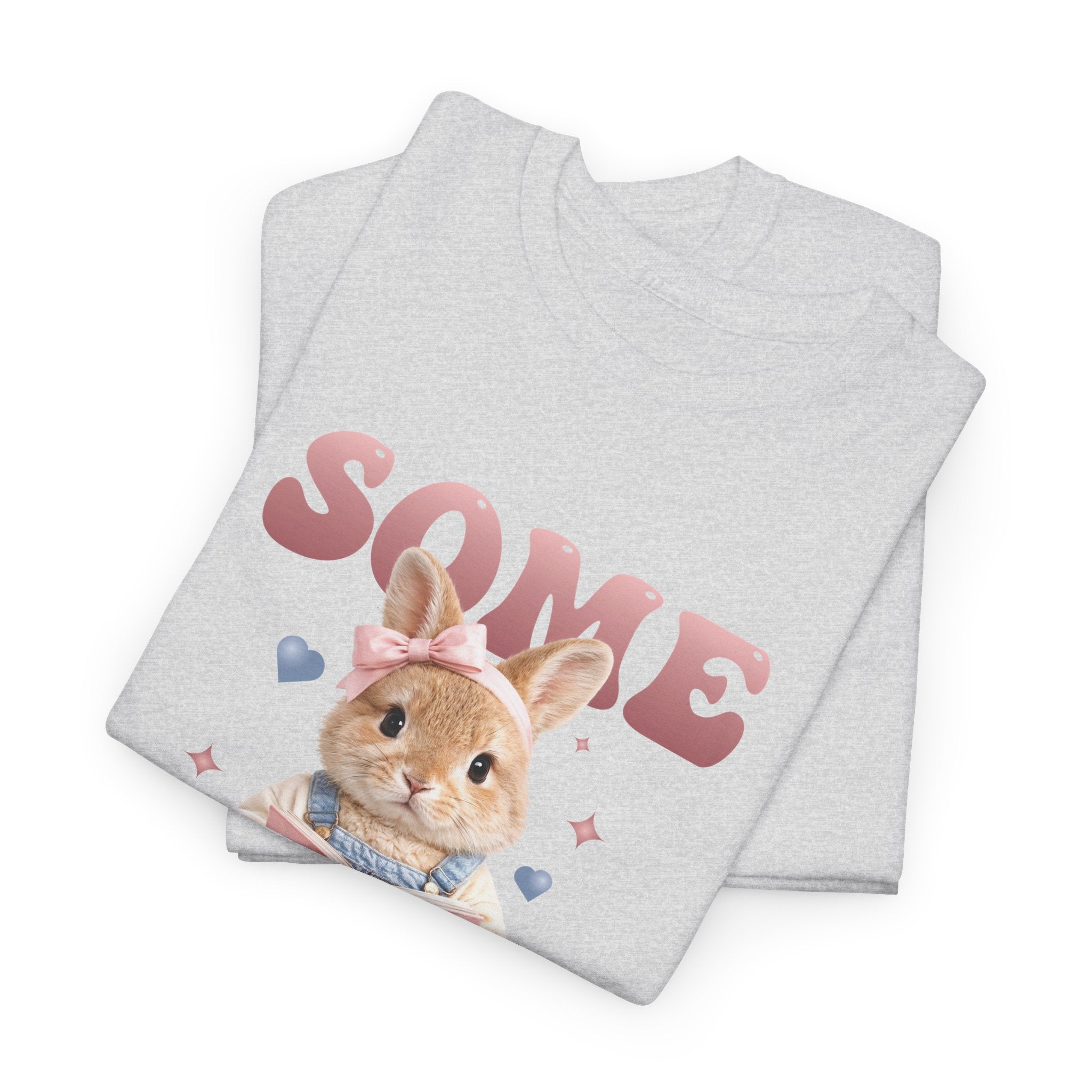 Some Bunny Loves Jesus Bunny Bible Unisex Cotton Tee