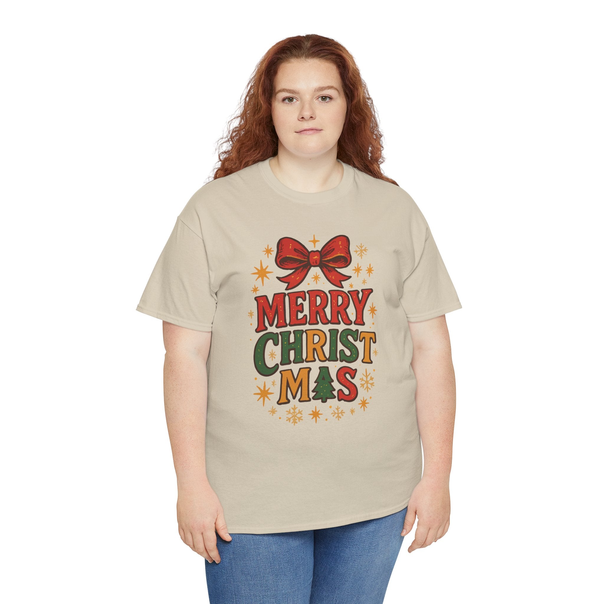 Merry Christmas Unisex Cotton Tee