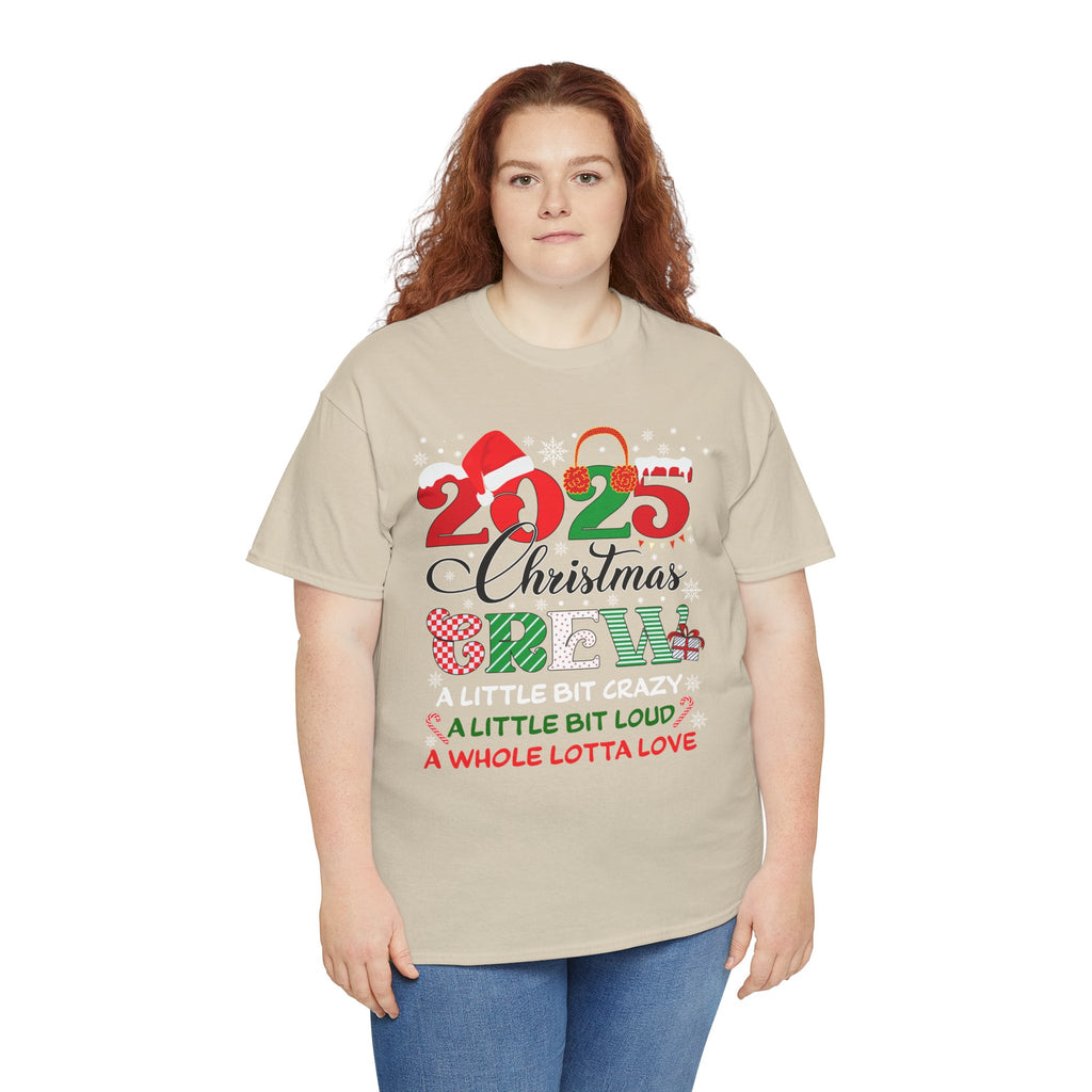 Christmas Crew 2025 Unisex Cotton Tee