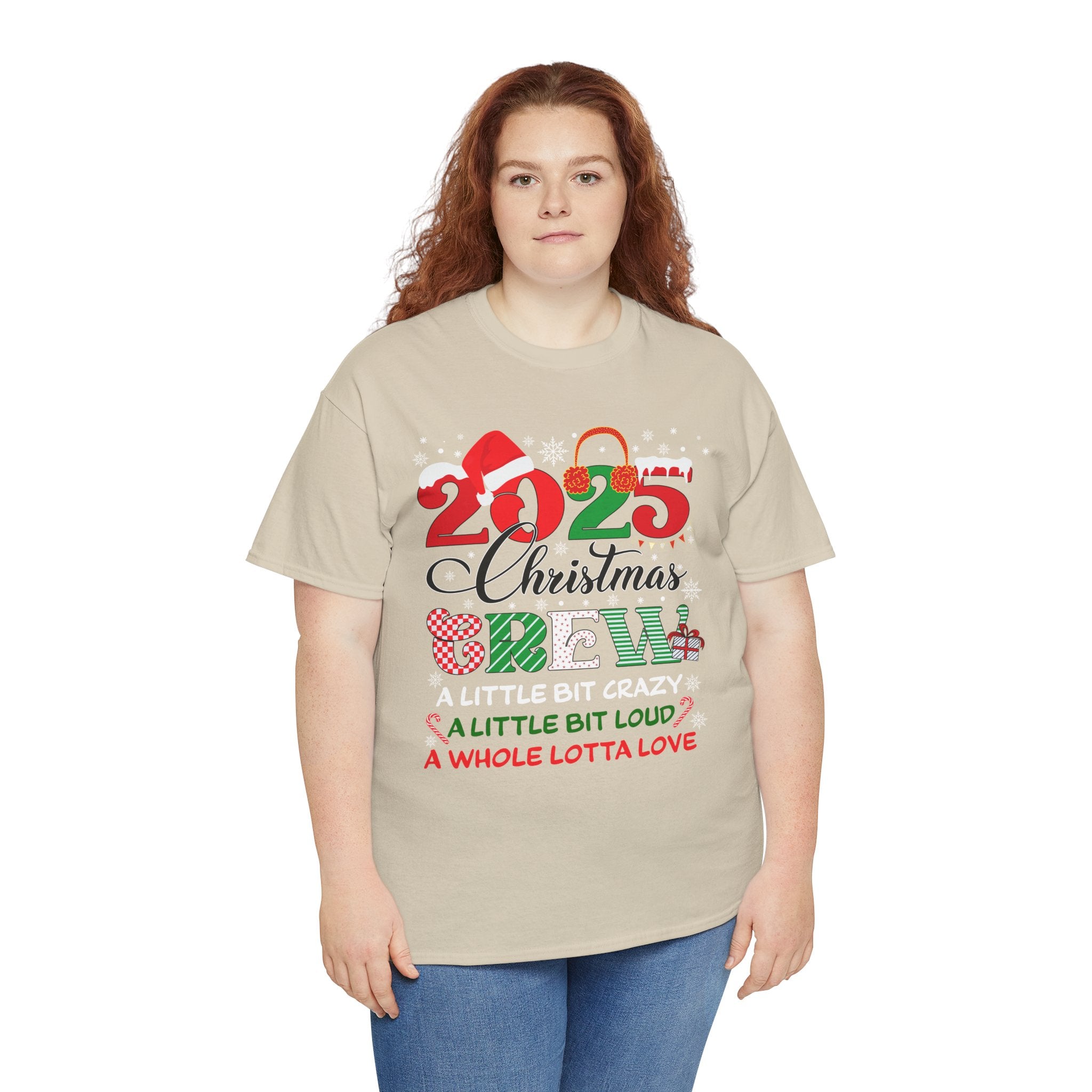 Christmas Crew 2025 Unisex Cotton Tee