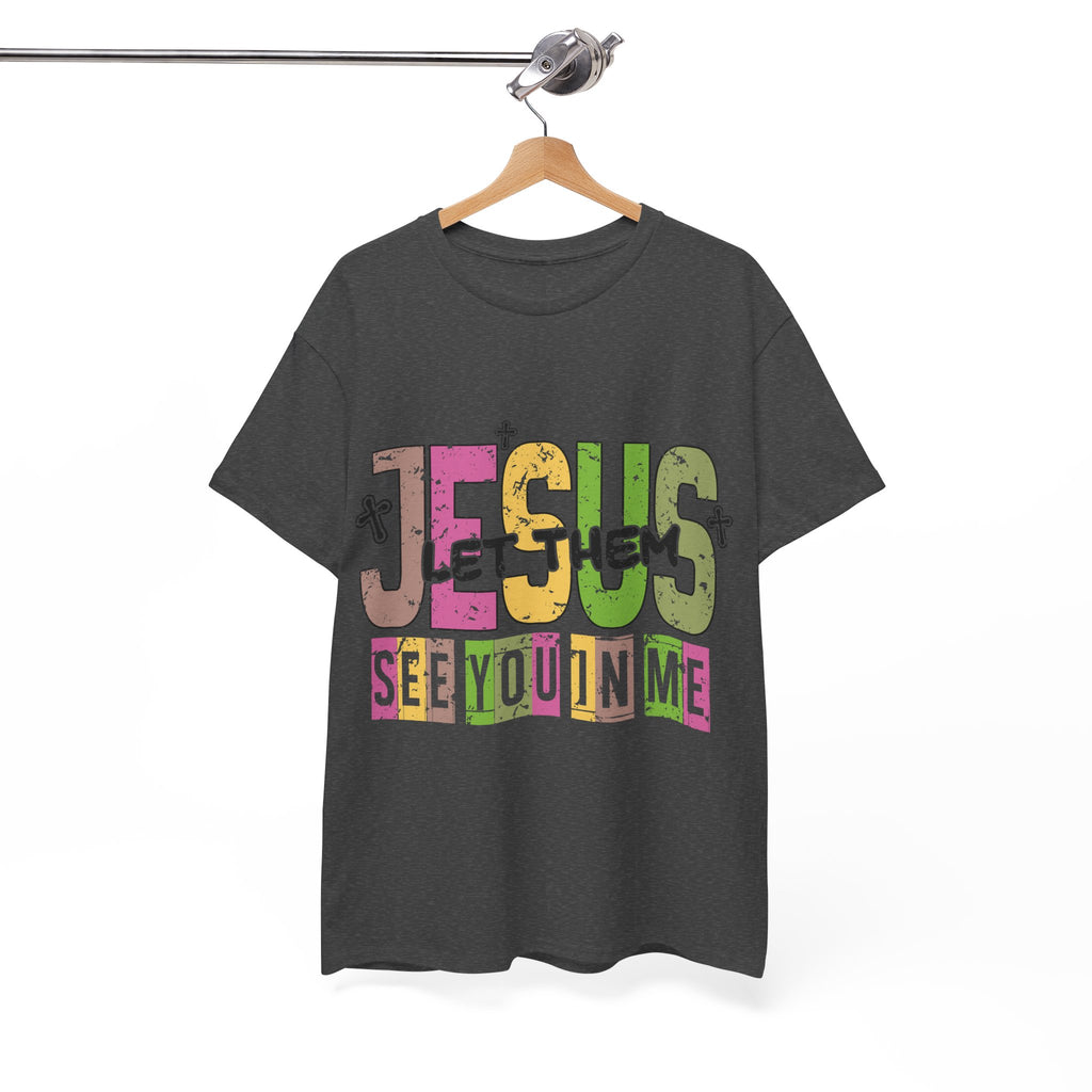 Jesus ‘See You In Me’ Distressed Pastel Unisex Cotton T-Shirt