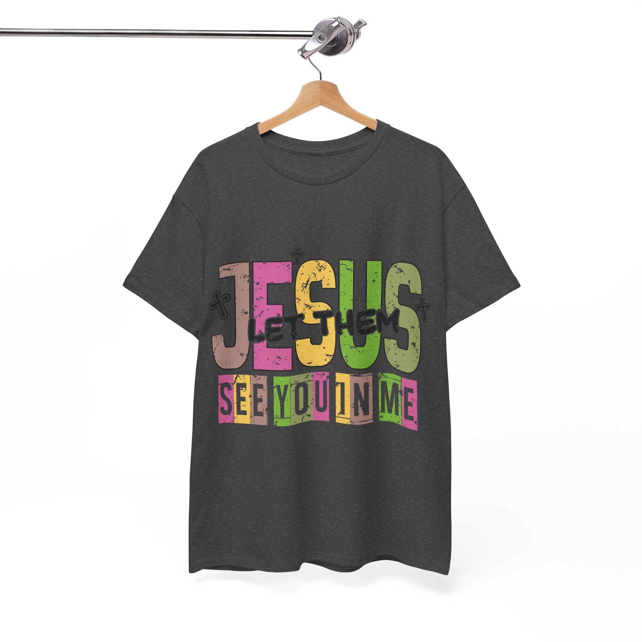 Jesus ‘See You In Me’ Distressed Pastel Unisex Cotton T-Shirt