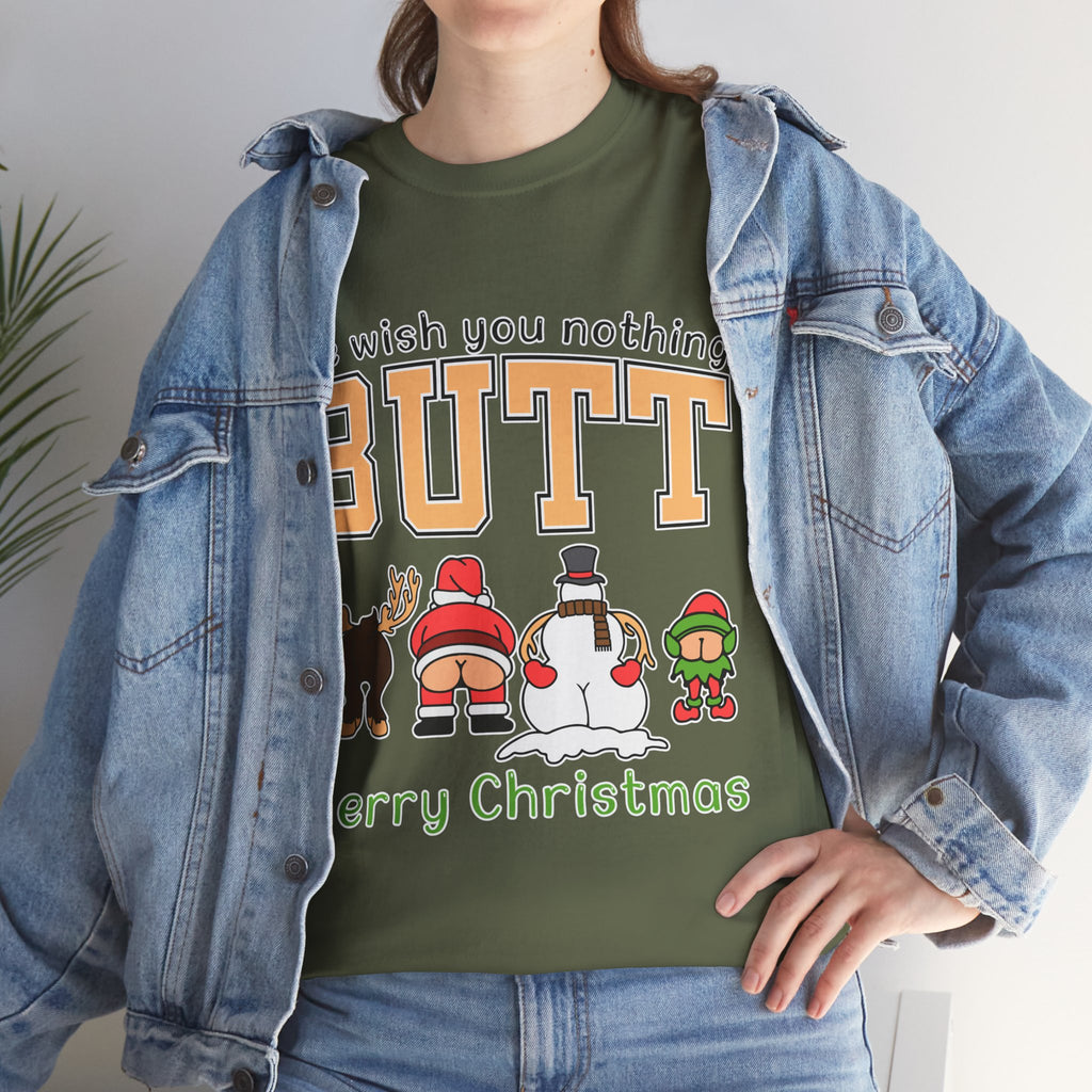 Christmas Butts Unisex Cotton Tee