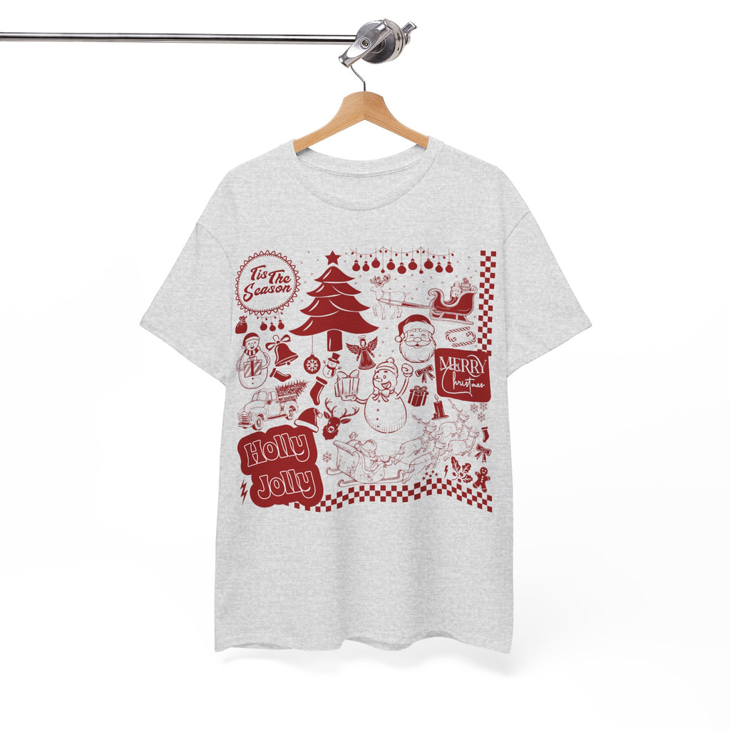 Christmas Festive Unisex Cotton T-shirt