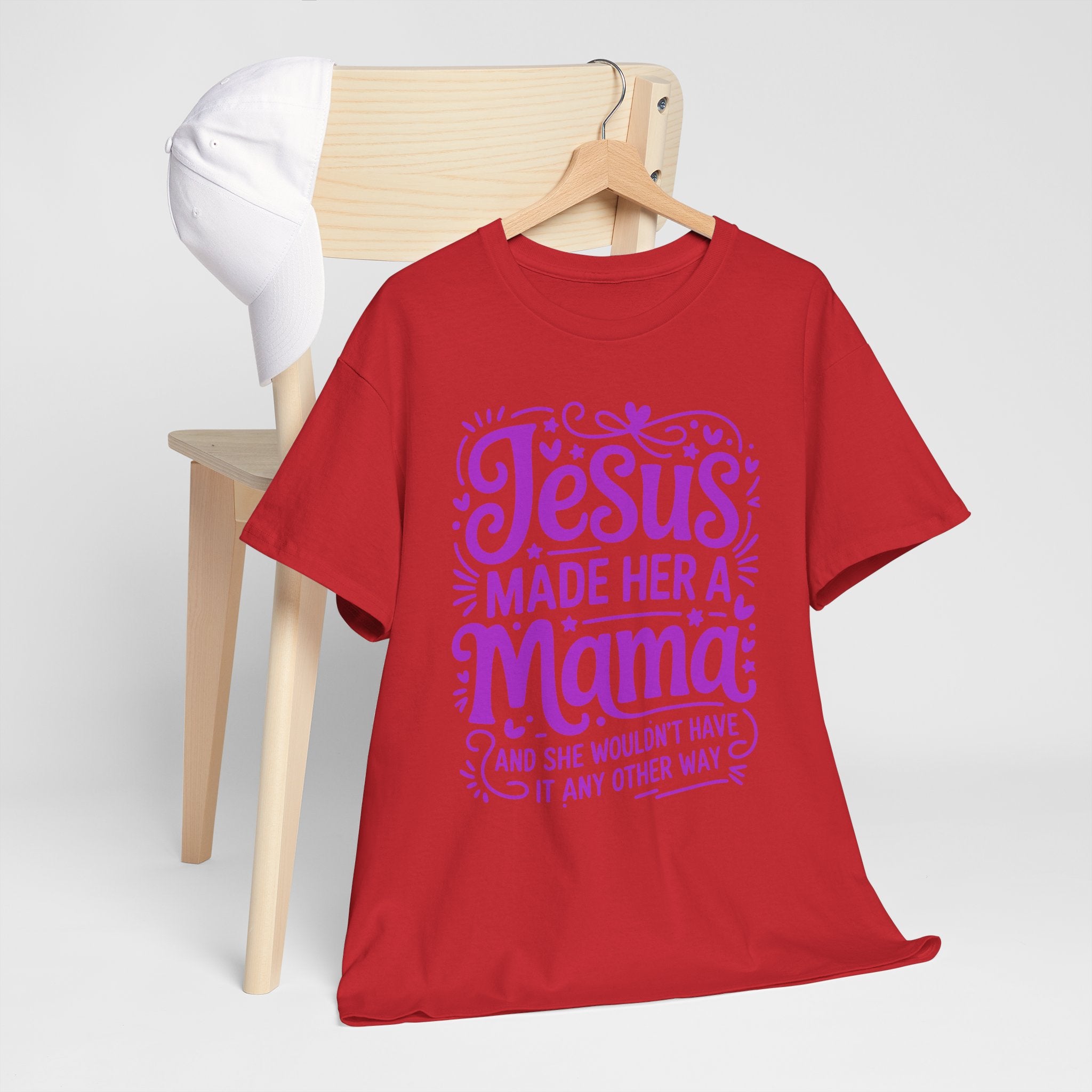 Jesus Made Her a Mama — Christian MamaUnisex Cotton T-Shirt