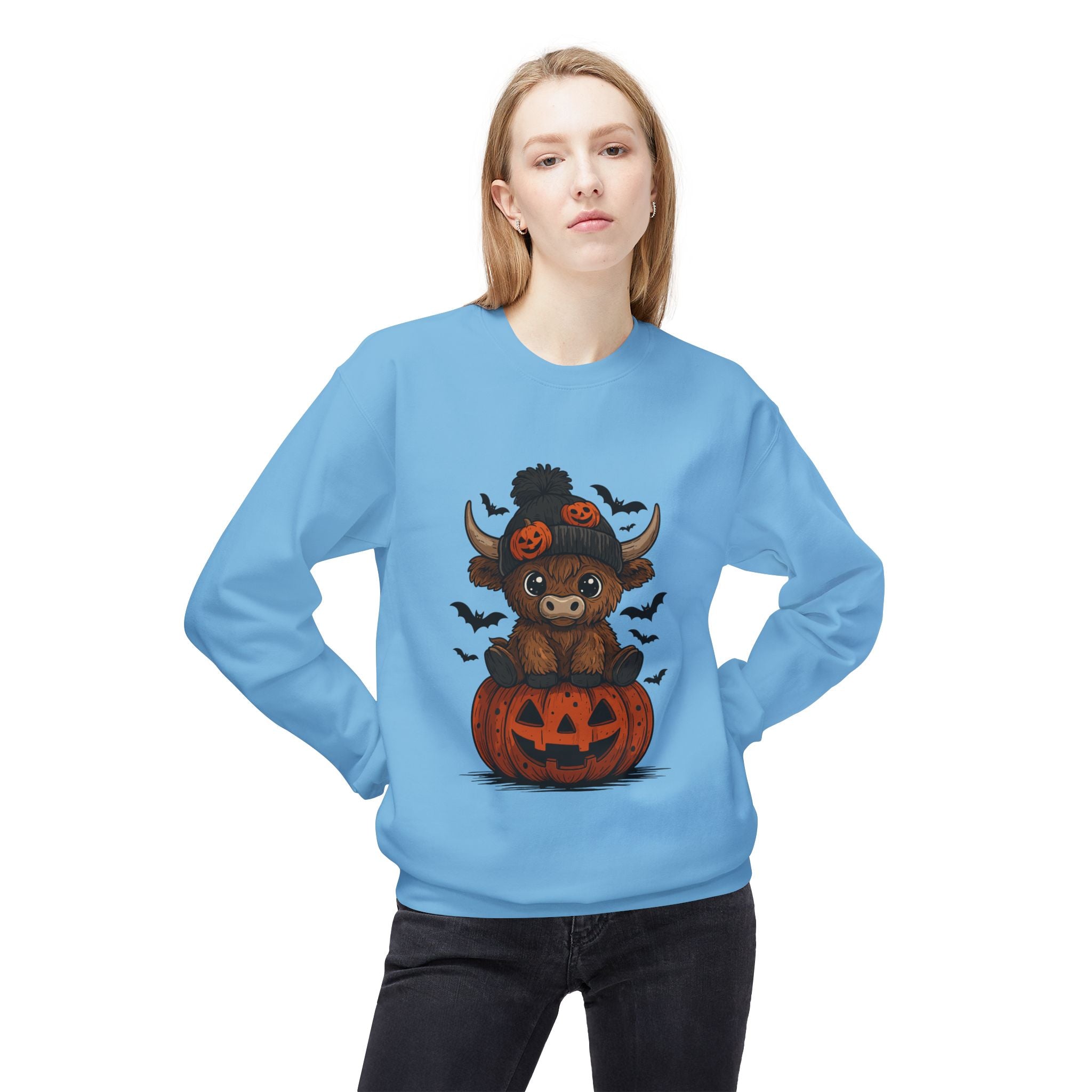 Halloween Bear Unisex Fleece Sweatshirt