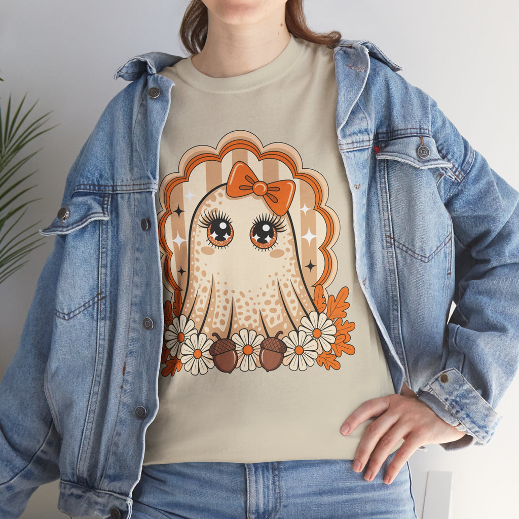 Ghost and Daisies Unisex Cotten Tee