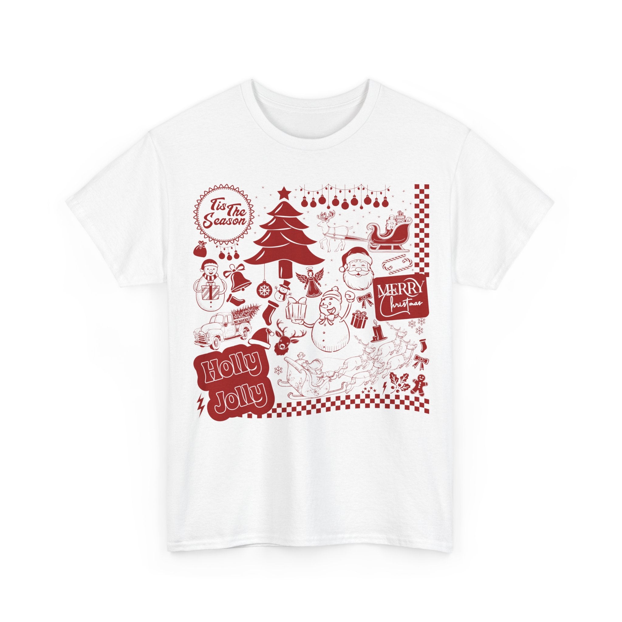 Christmas Festive Unisex Cotton T-shirt