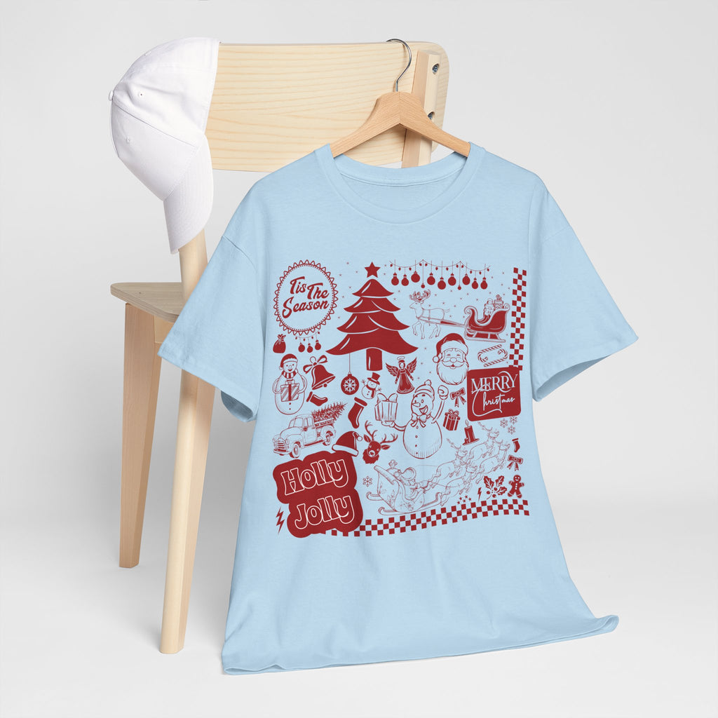 Christmas Festive Unisex Cotton T-shirt
