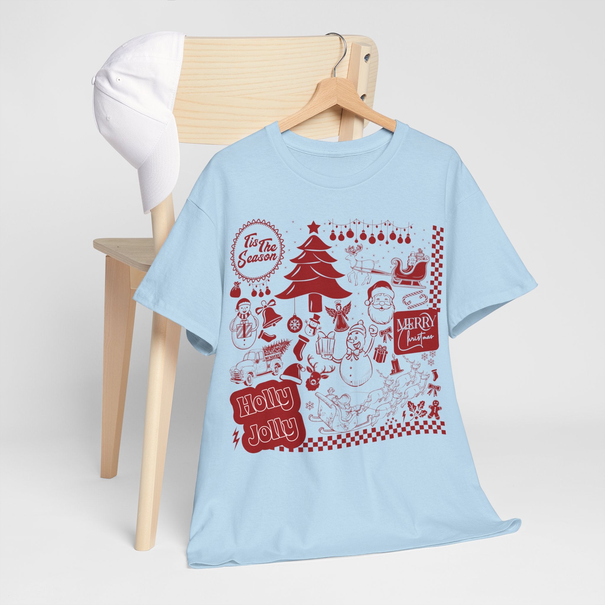 Christmas Festive Unisex Cotton T-shirt