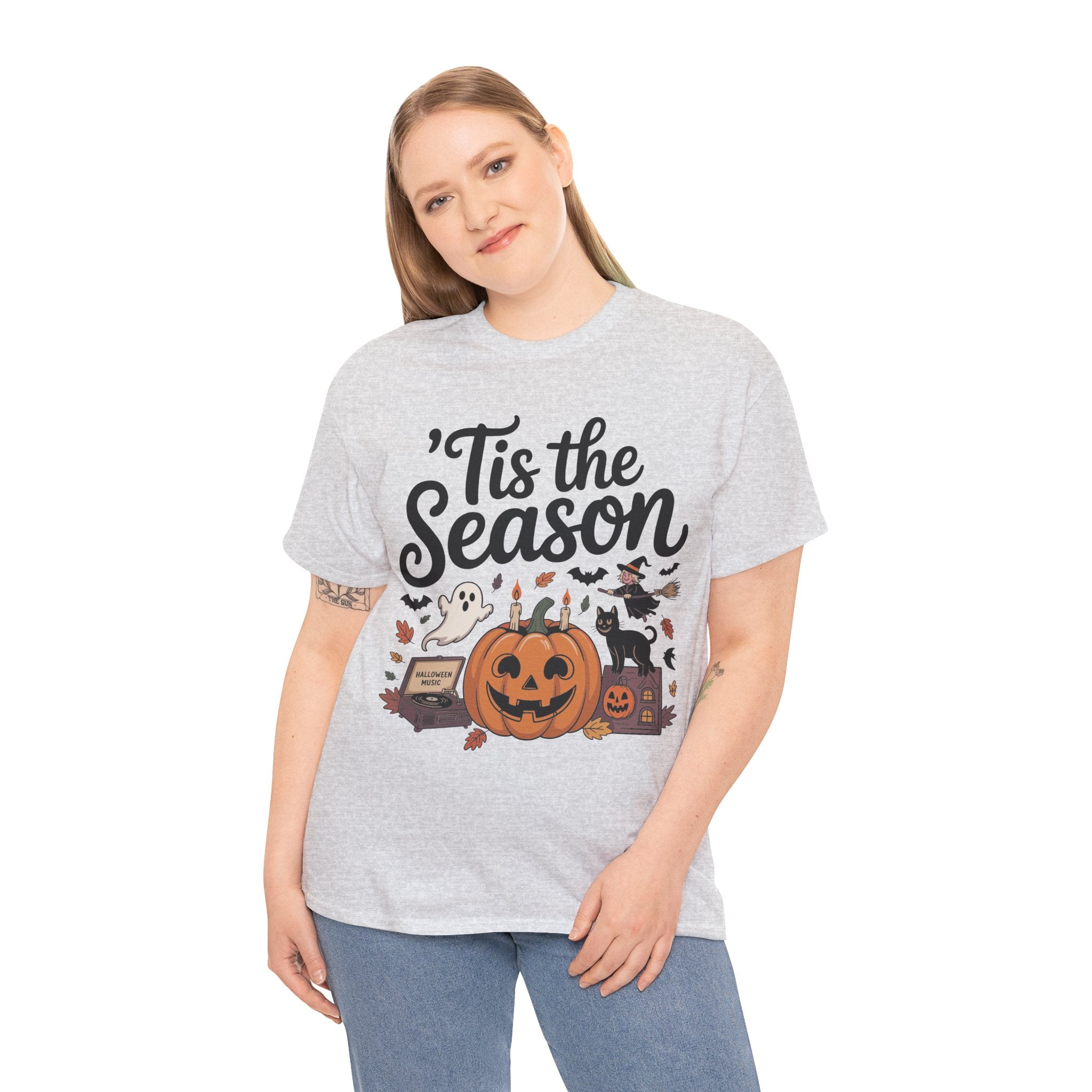Holiday Season Unisex Cotton T-Shirt - Tis the Season Design