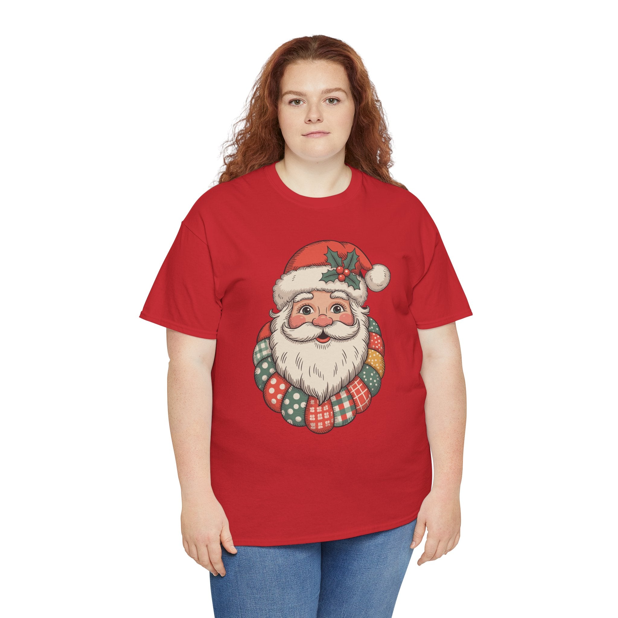 Vintage Santa Unisex Cotton Tee