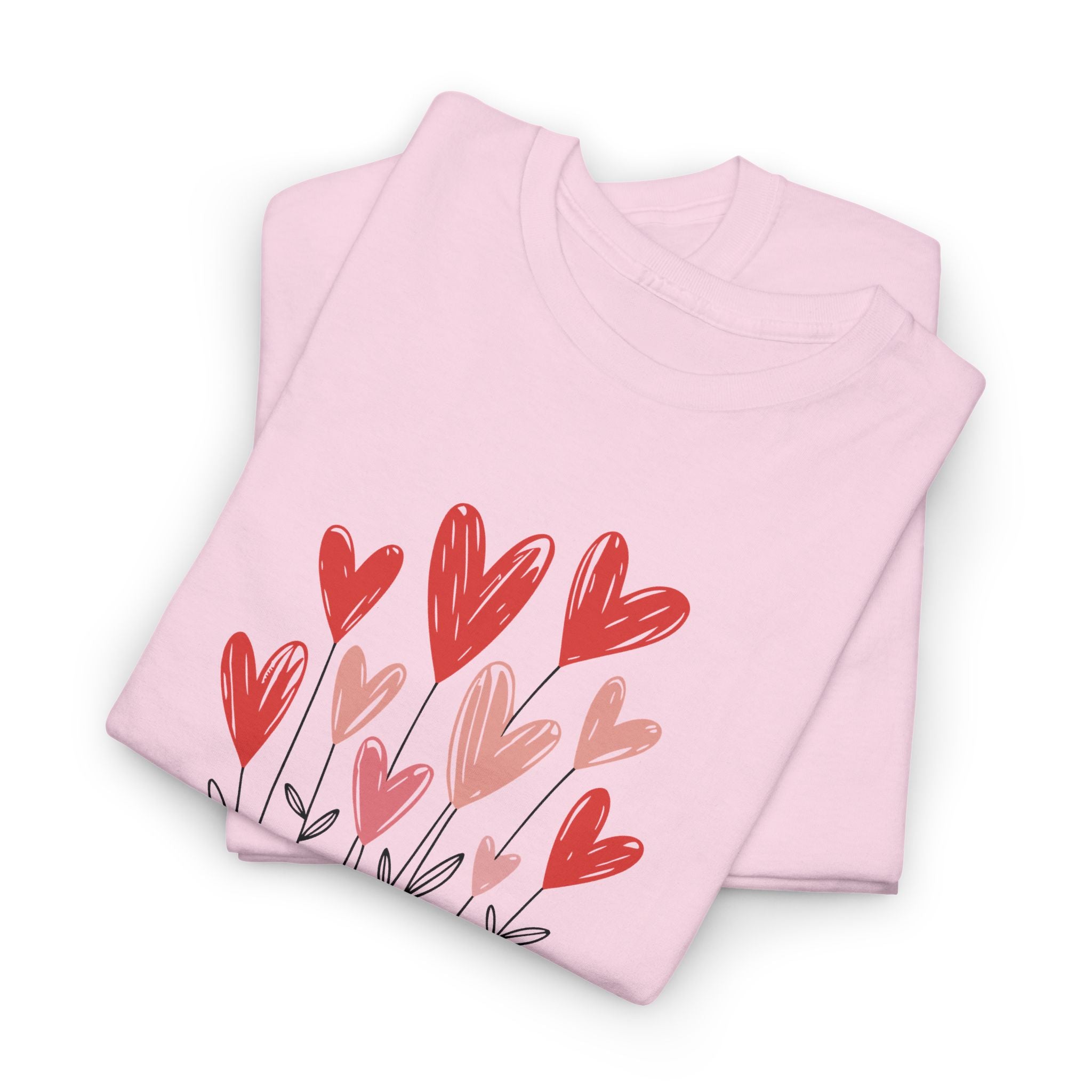 Christian Valentine T-Shirt — "Love Never Fails" (1 Corinthians 13:8) Unisex Cotton Tee