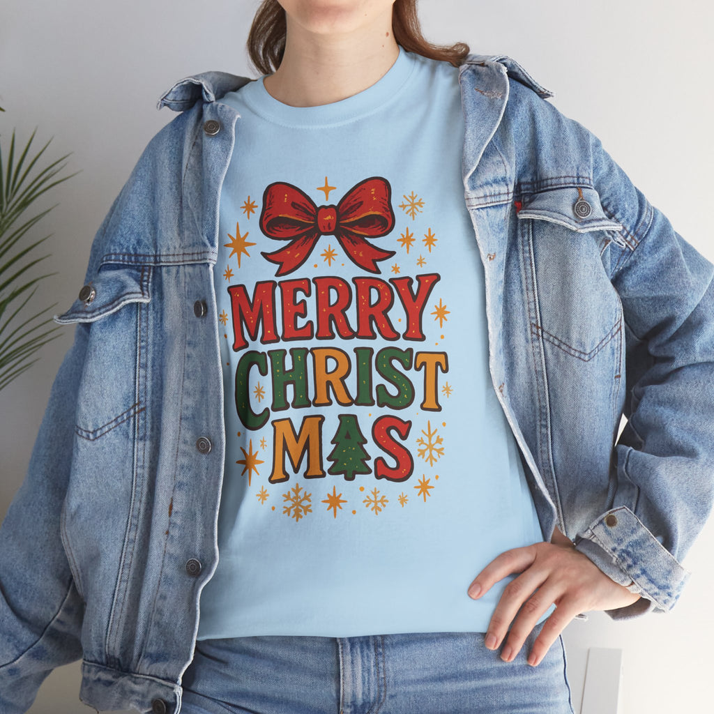 Merry Christmas Unisex Cotton Tee