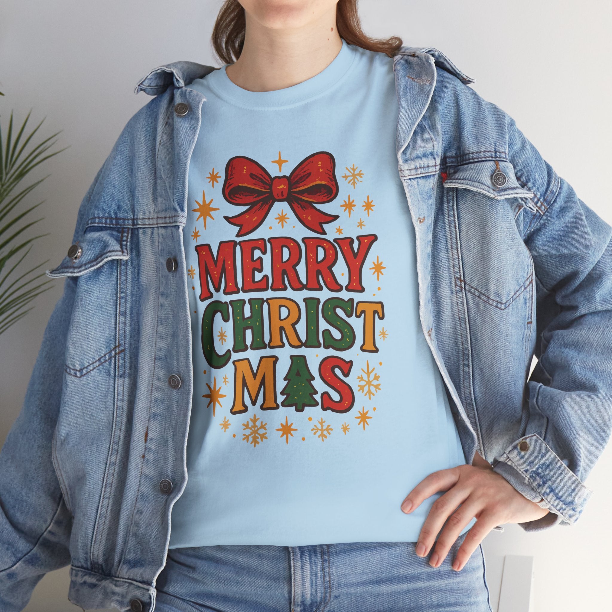 Merry Christmas Unisex Cotton Tee