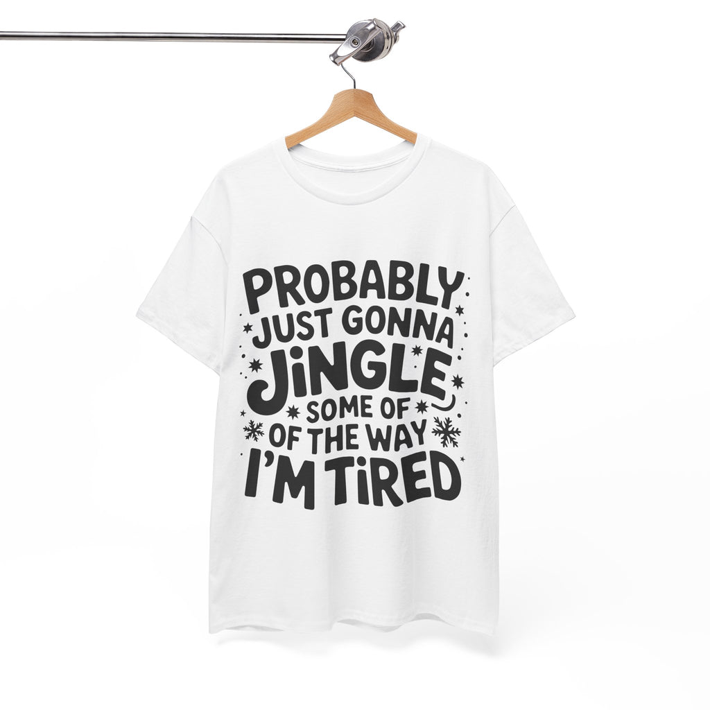 Black & White Minimalist Script Yes, I'm Always Cold Unisex Cotton Tee