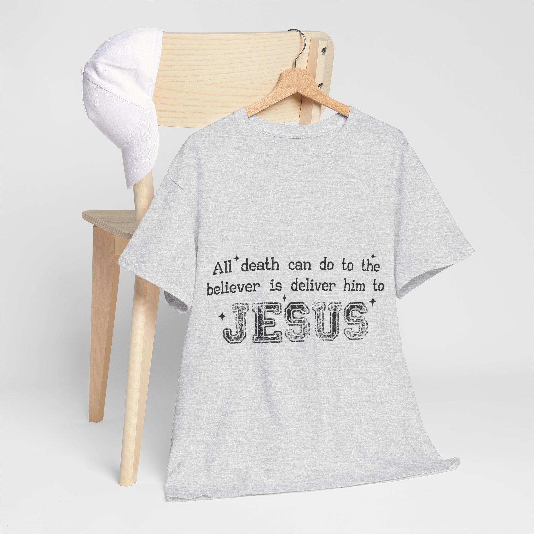 Minimalist Black Typographic Unisex Cotton Tee