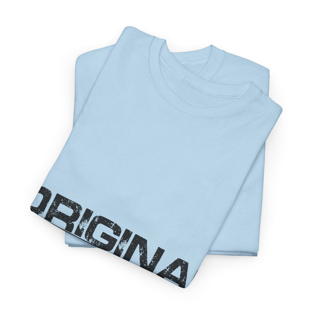 STAY SILENT Minimalist Tee — Vertical Text Black Unisex Cotton Tee