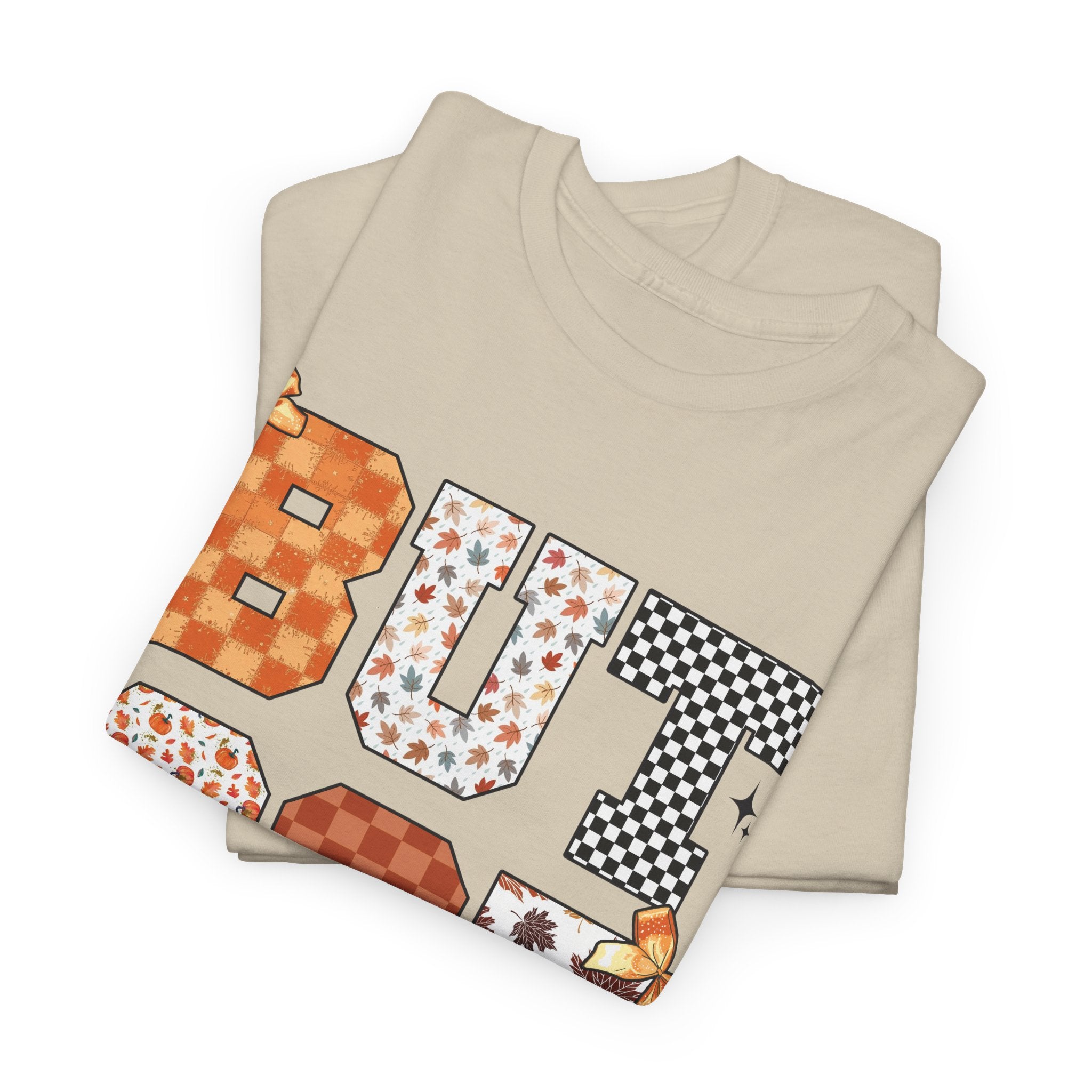 BUT GOD Fall Tee — “There was no way but God made the way”.Unisex Cotton Tee