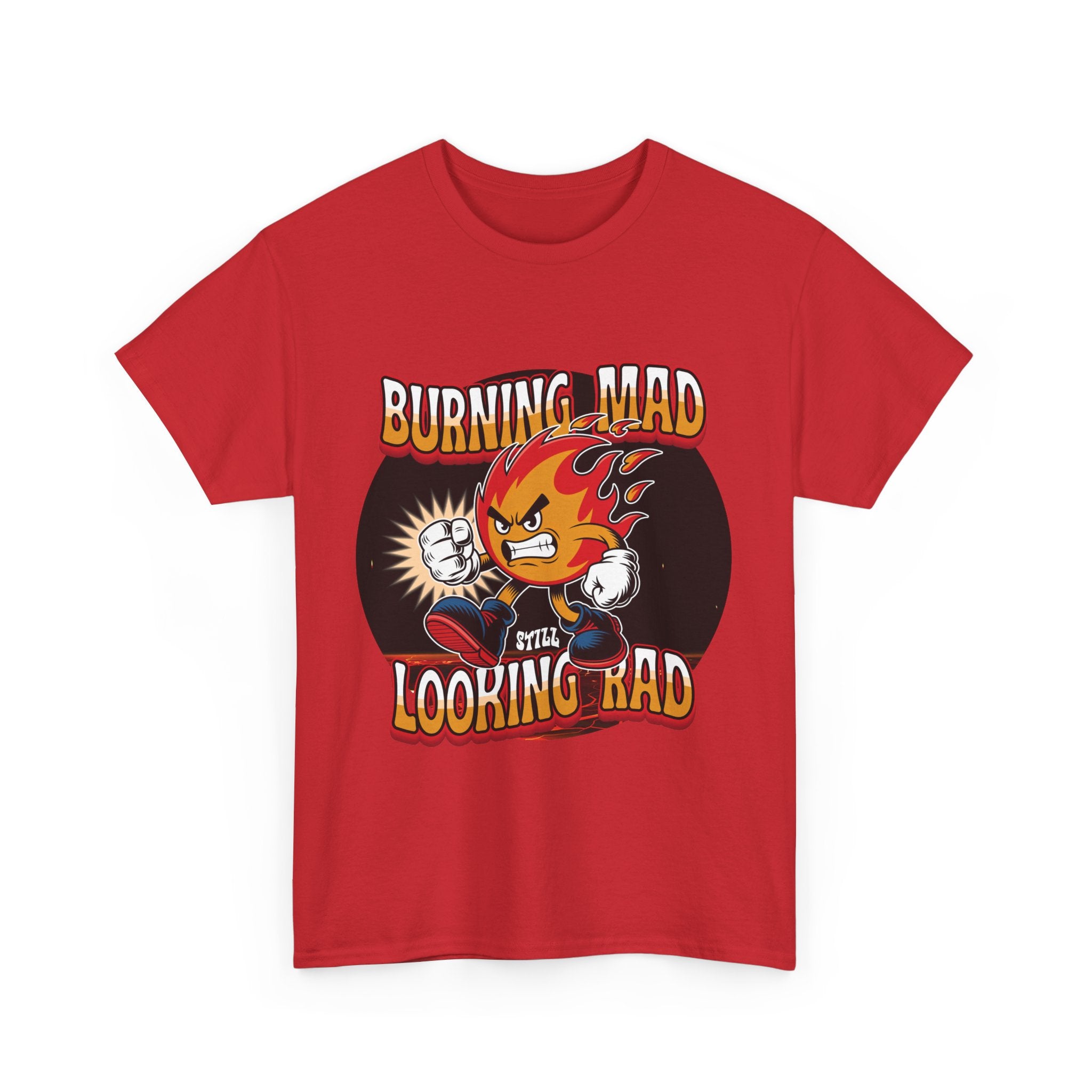 Burning Mad Looking Rad Unisex Tee
