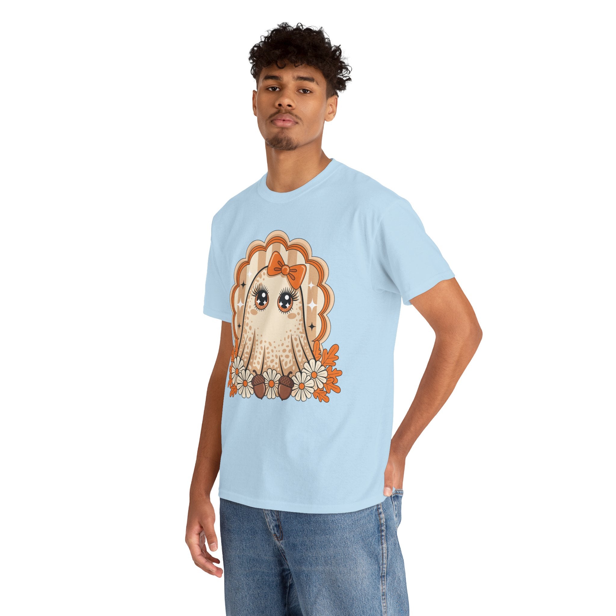 Ghost and Daisies Unisex Cotten Tee