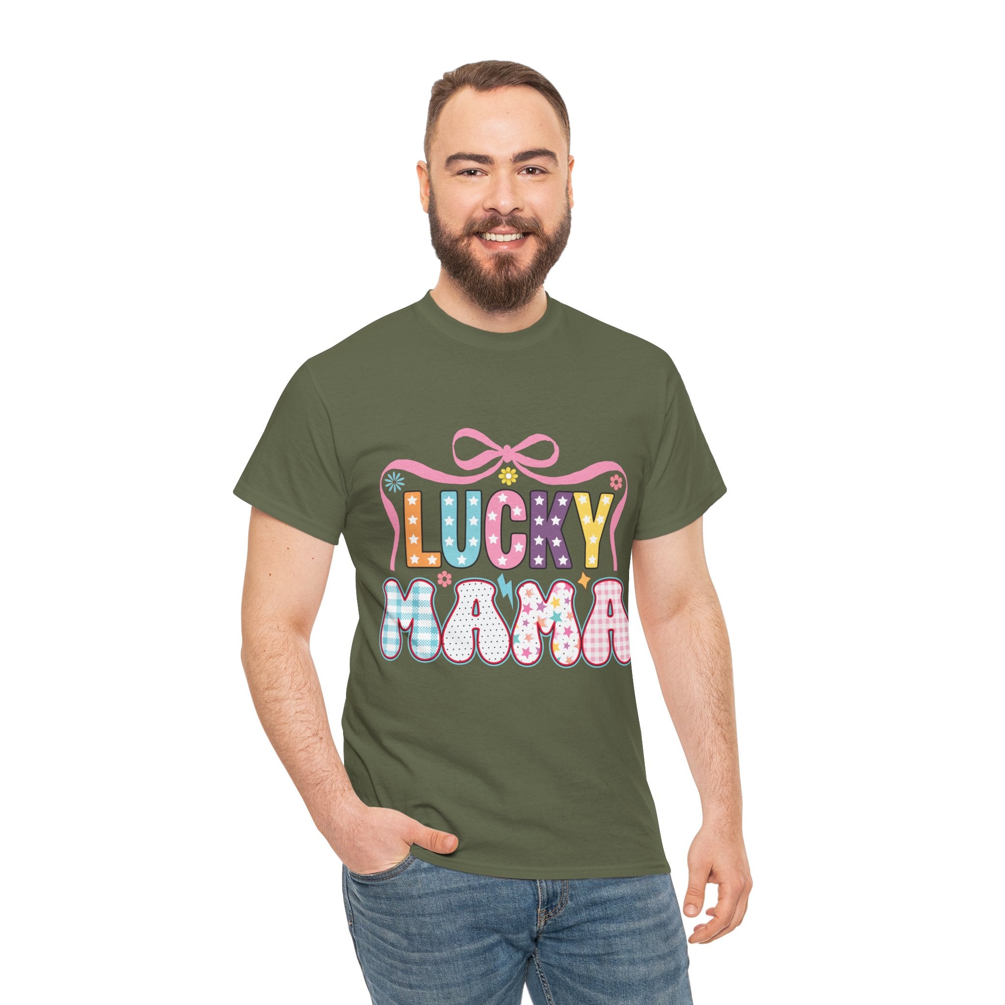 Lucky Mama Unisex Cotton Tee