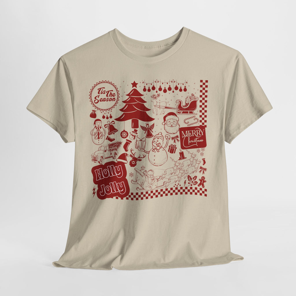 Christmas Festive Unisex Cotton T-shirt