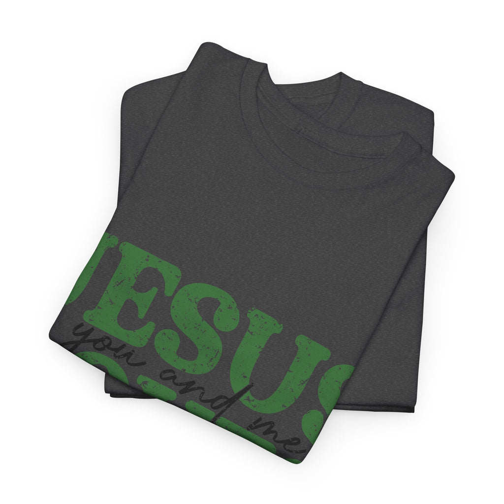 Jesus Loves Vintage Tee — Green Retro Christian Unisex Cotton T-Shirt