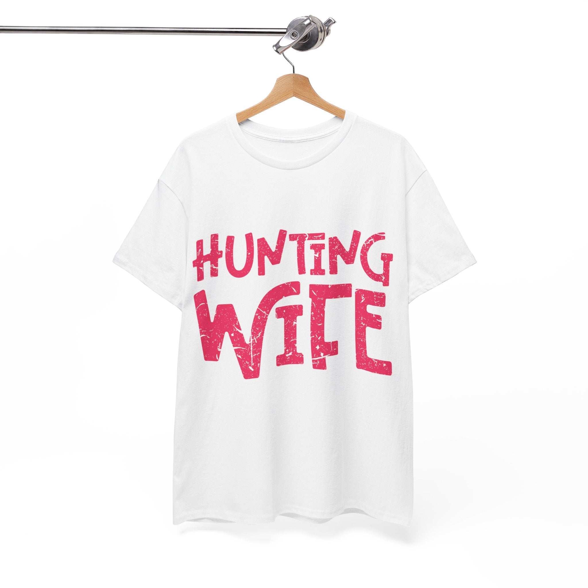 Hunting Season Vintage Badge T-Shirt — Rugged Orange Hunting Unisex Cotton Tee