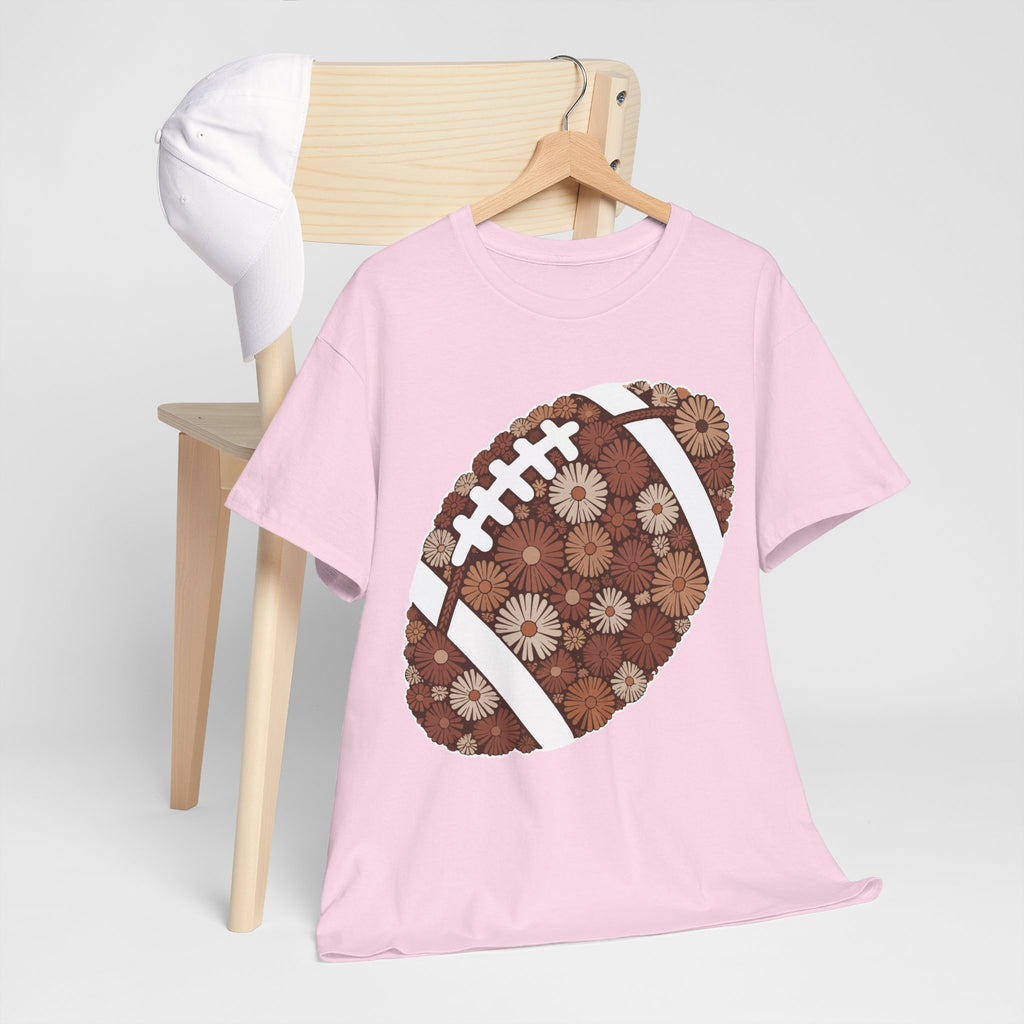 Game Day Touch Down Football Tee — Helmets, Flags & Cheer Icons Unisex Cotton Tee