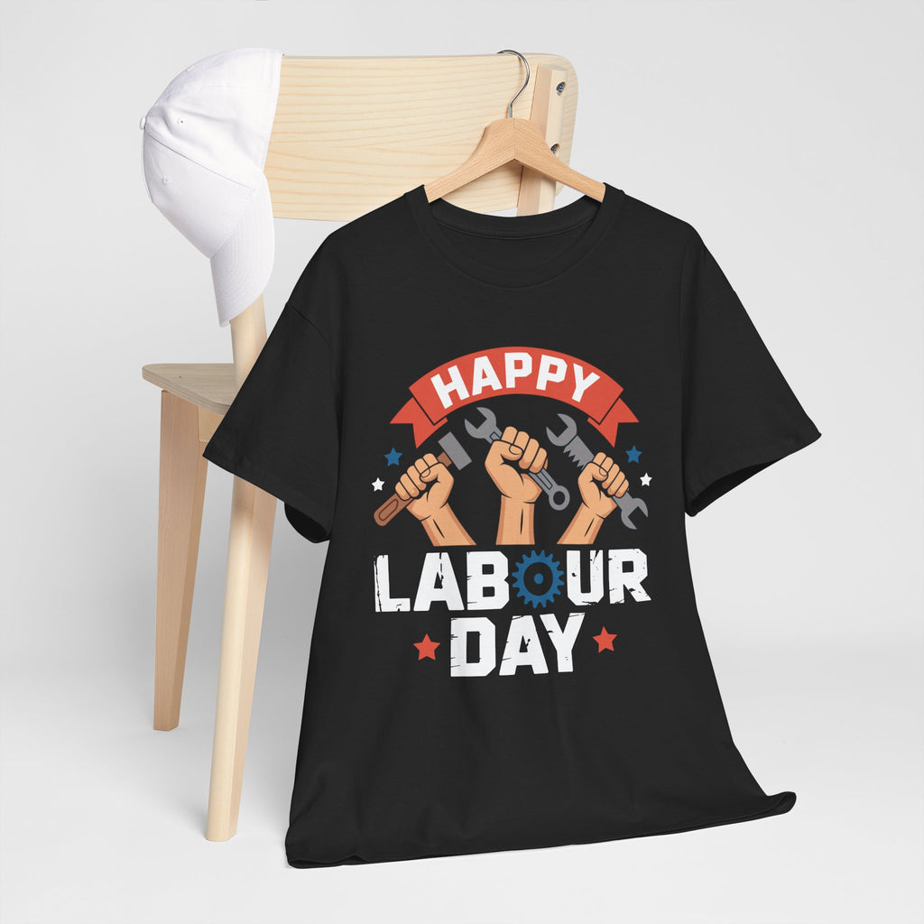 Happy US Labour Day Unisex Heavy Cotton T-Shirt