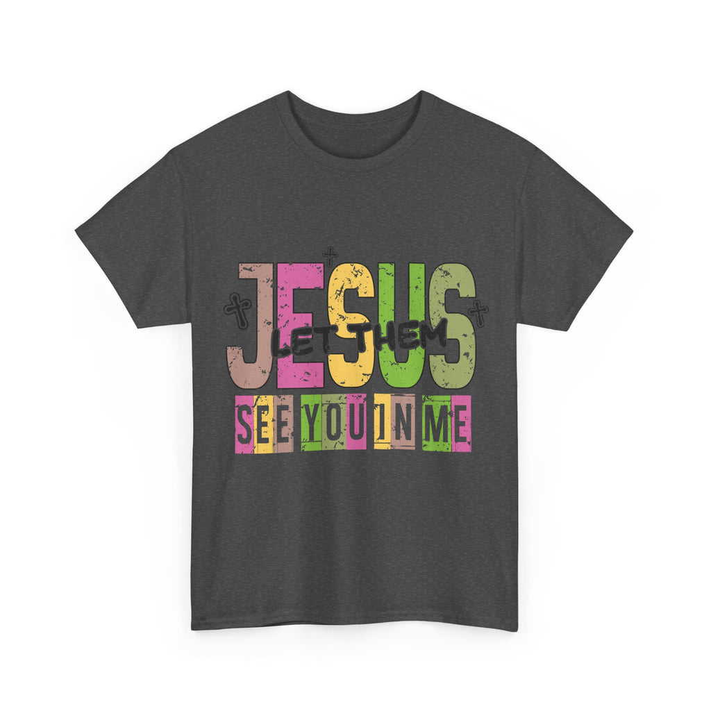 Jesus ‘See You In Me’ Distressed Pastel Unisex Cotton T-Shirt