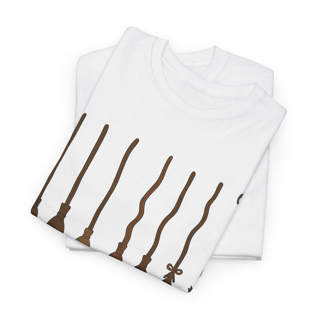 Witch Brooms Options Unisex Cotton Tee