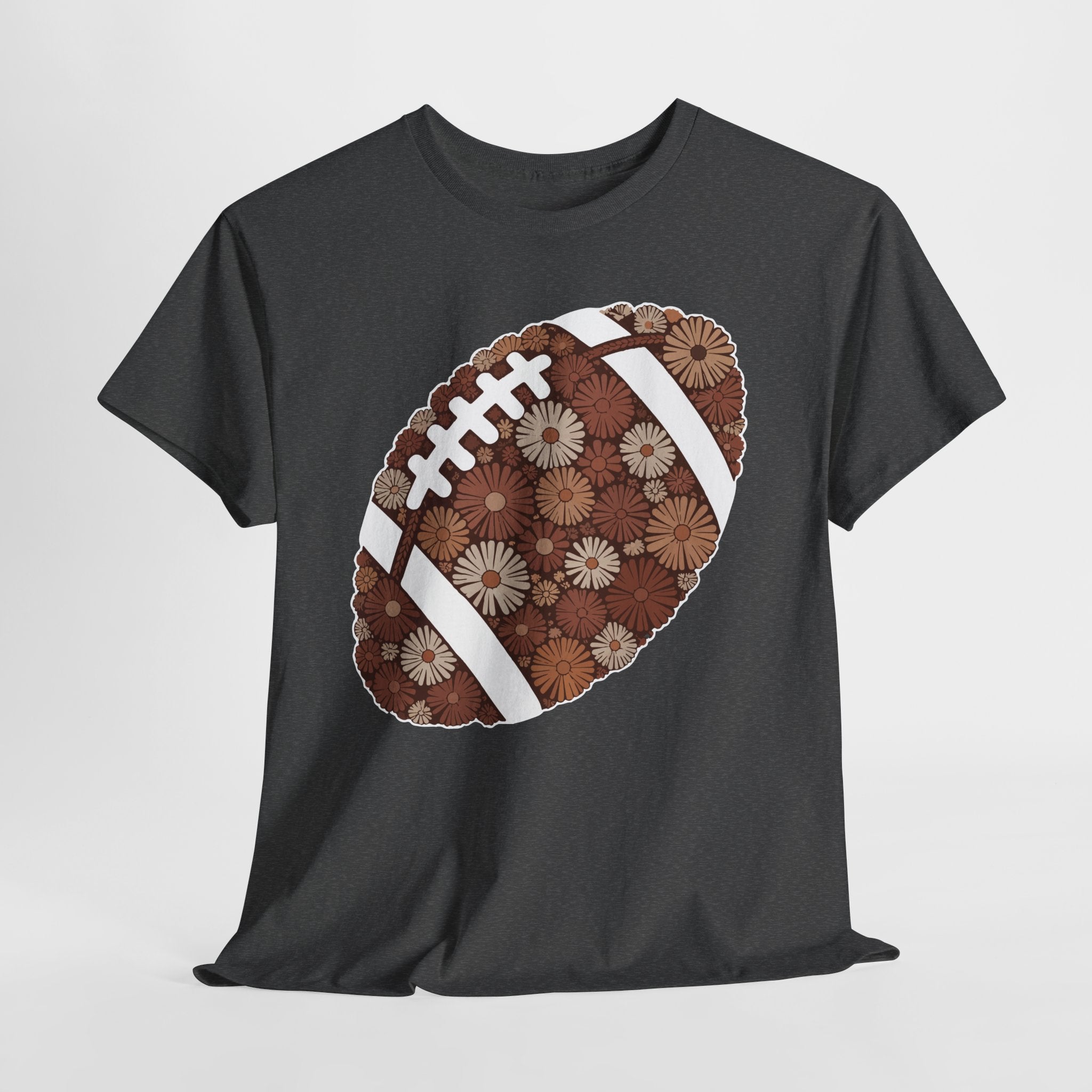 Game Day Touch Down Football Tee — Helmets, Flags & Cheer Icons Unisex Cotton Tee