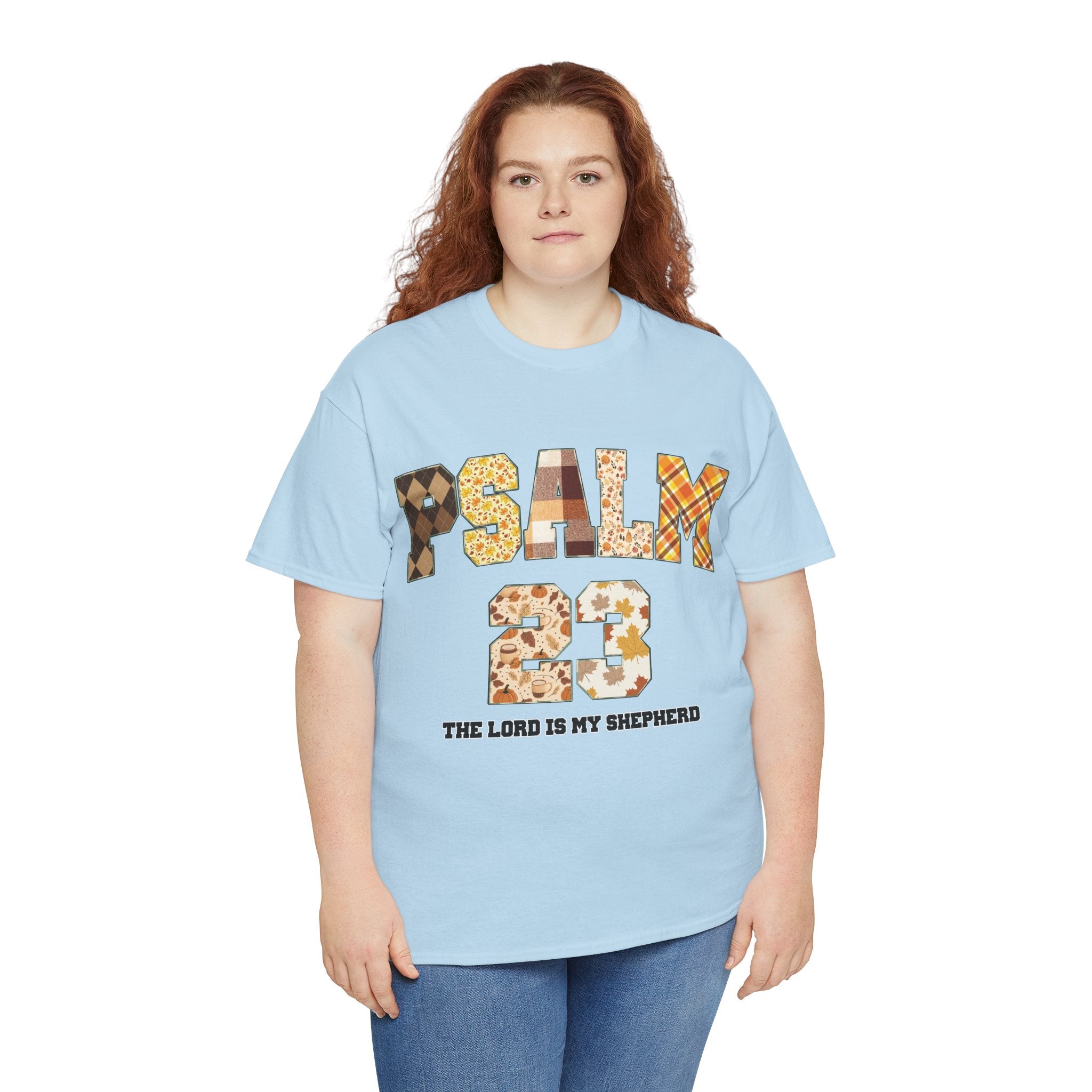 Psalm 23 Patchwork Unisex Cotton Tee