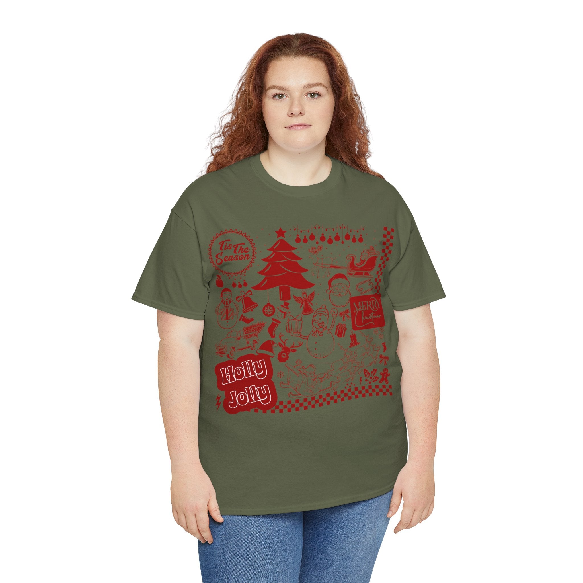 Christmas Festive Unisex Cotton T-shirt