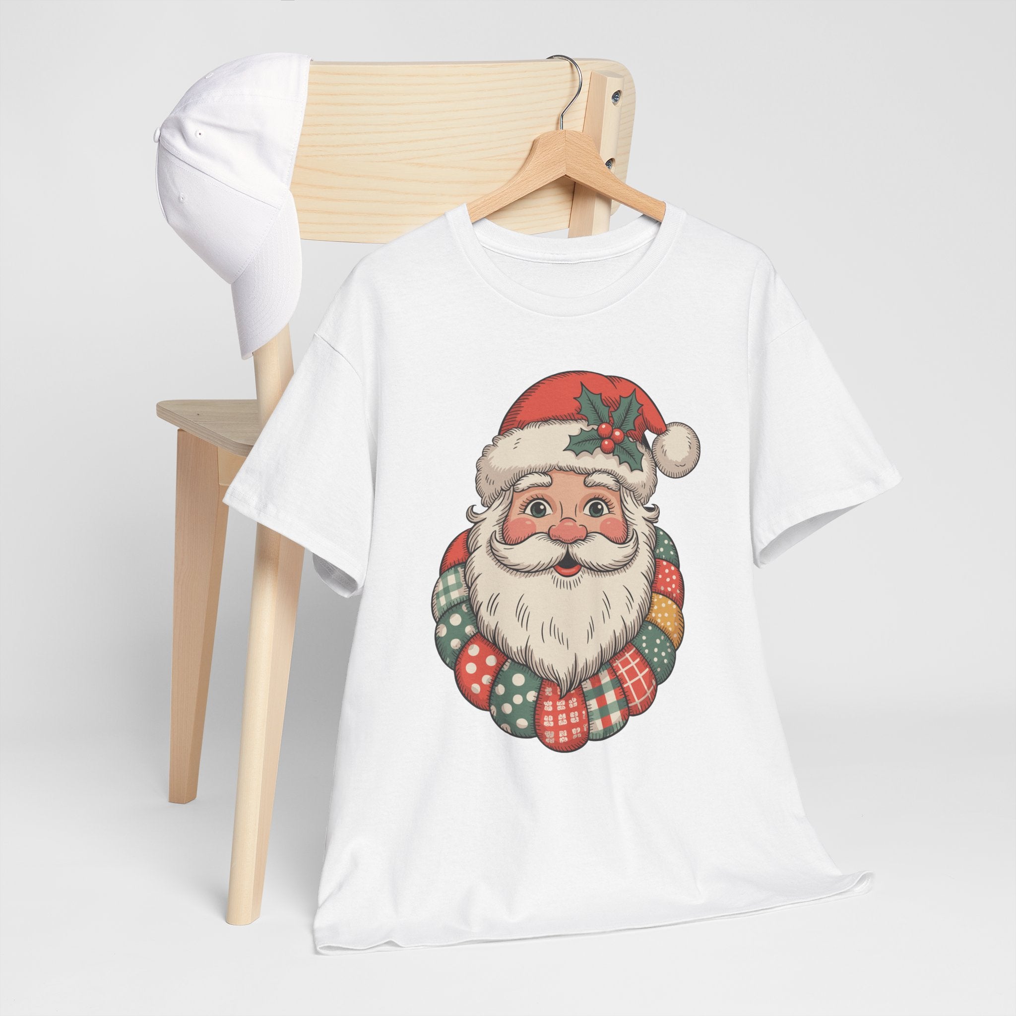 Vintage Santa Unisex Cotton Tee