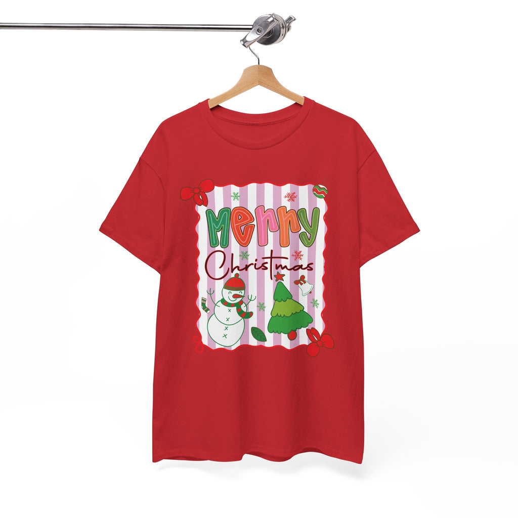 Christmas Snowman Unisex Cotton Tee