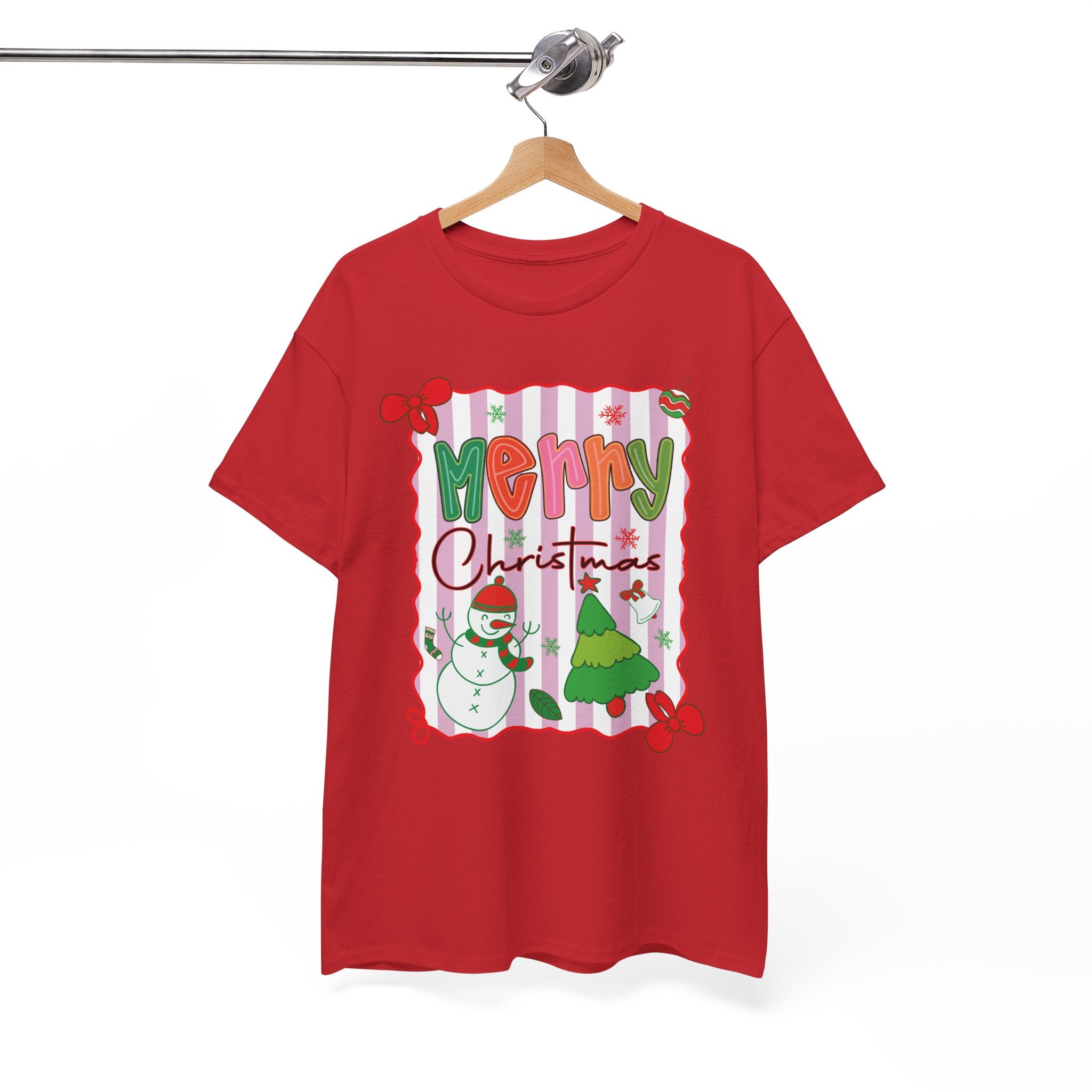 Christmas Snowman Unisex Cotton Tee