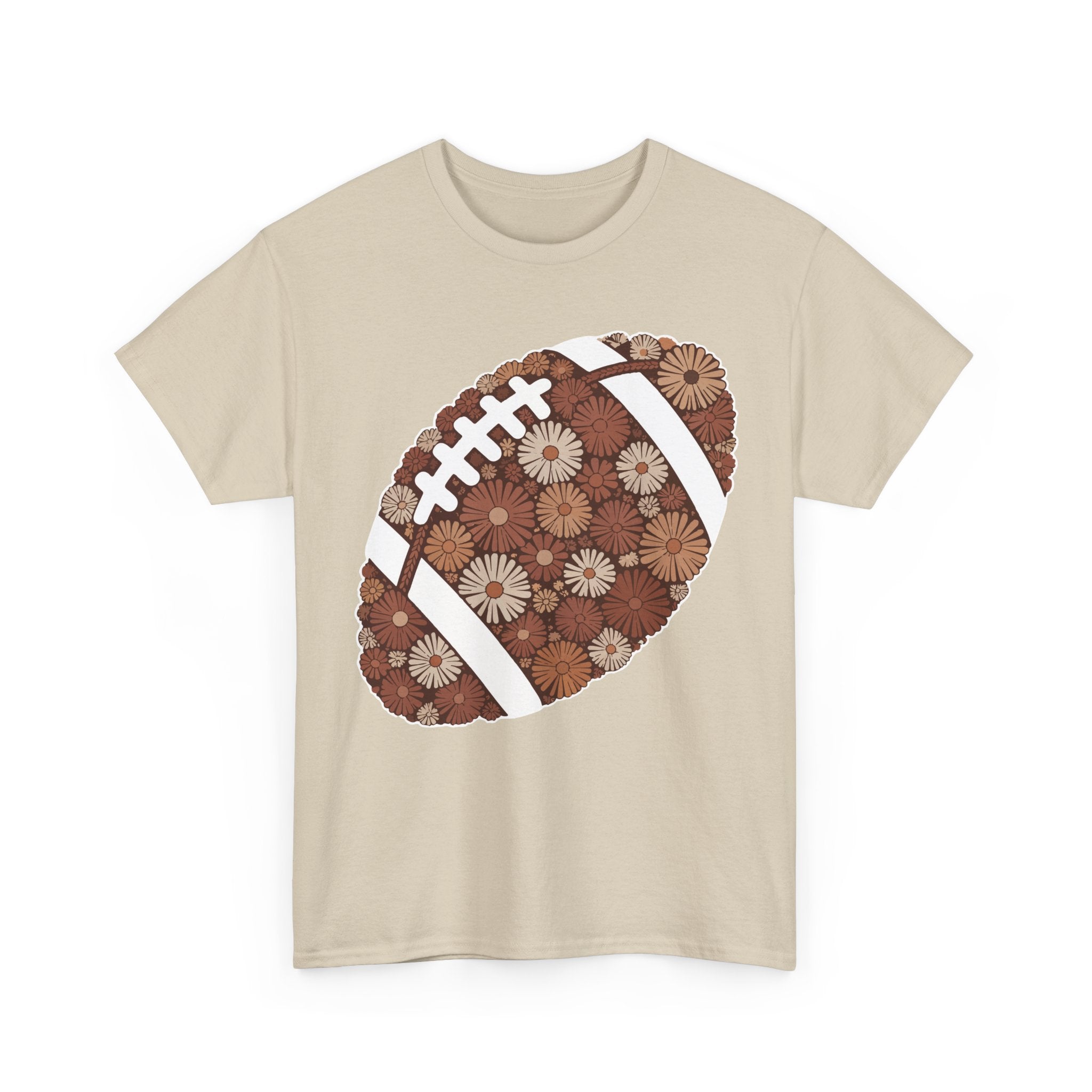 Game Day Touch Down Football Tee — Helmets, Flags & Cheer Icons Unisex Cotton Tee
