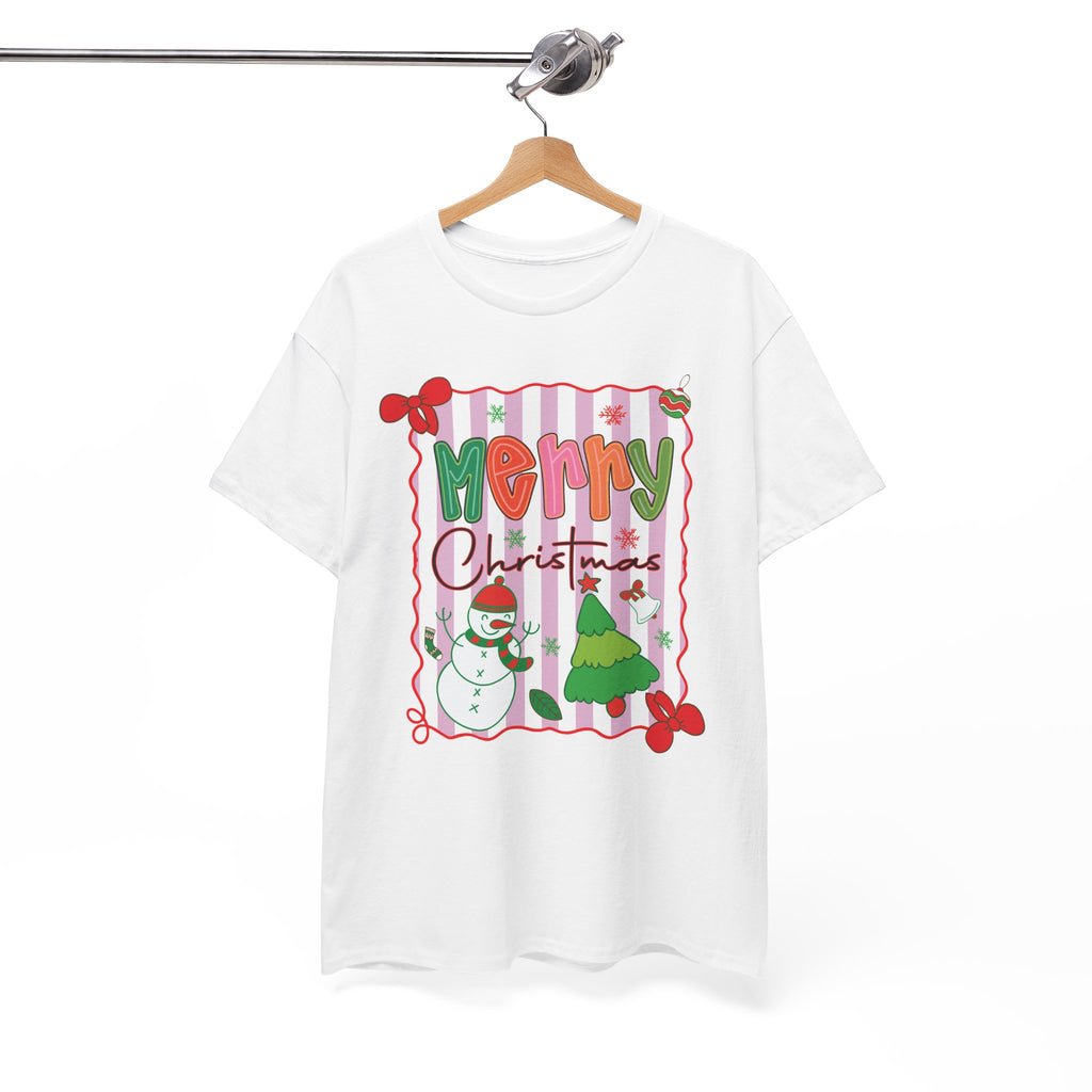Christmas Snowman Unisex Cotton Tee