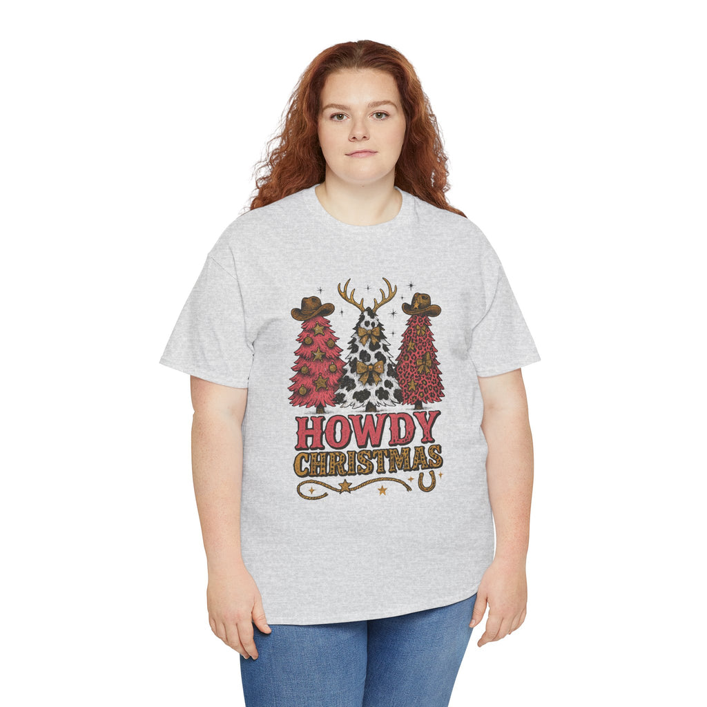Western Christmas Unisex Cotton Tee