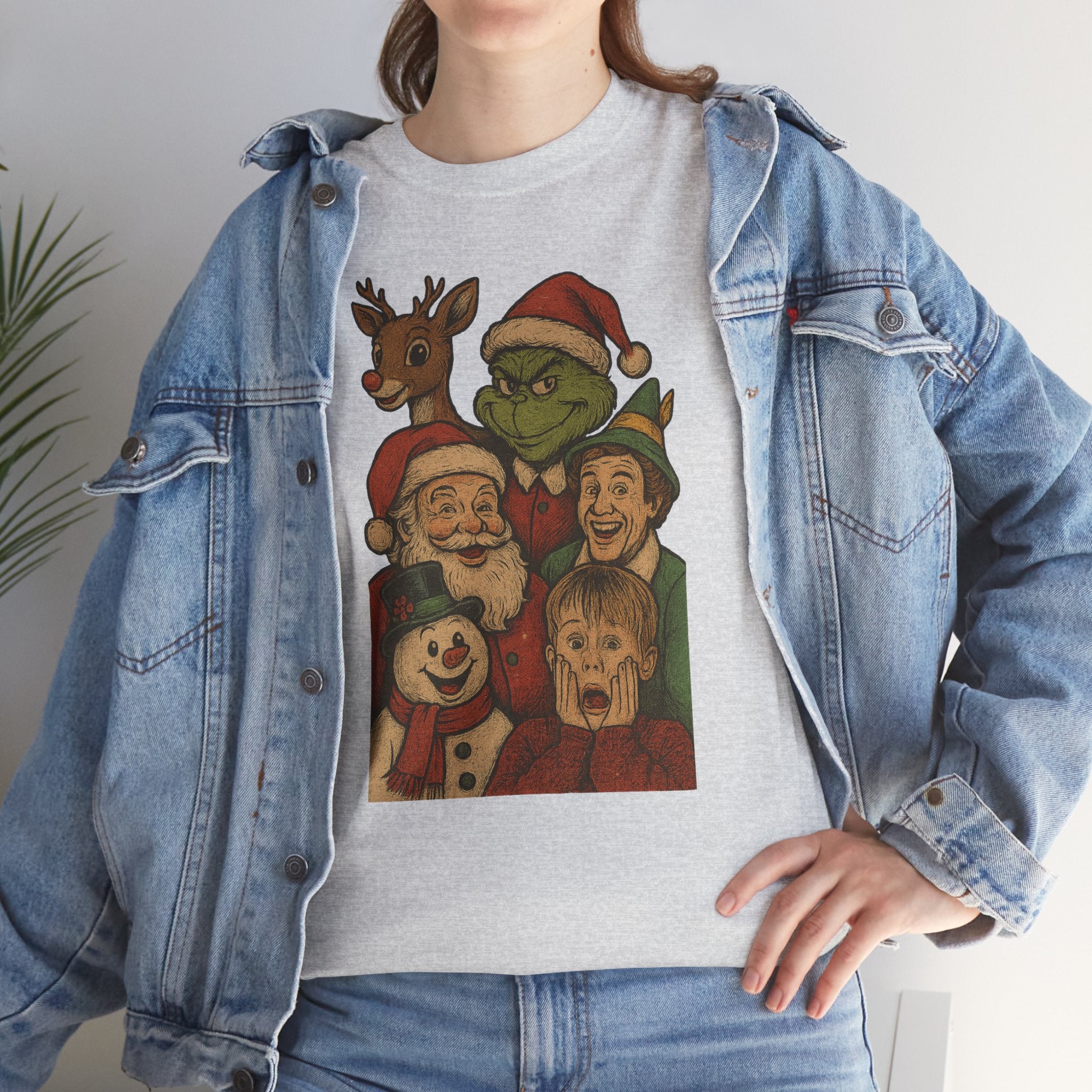 Christmas Icon Vintage Unisex Cotton Tee