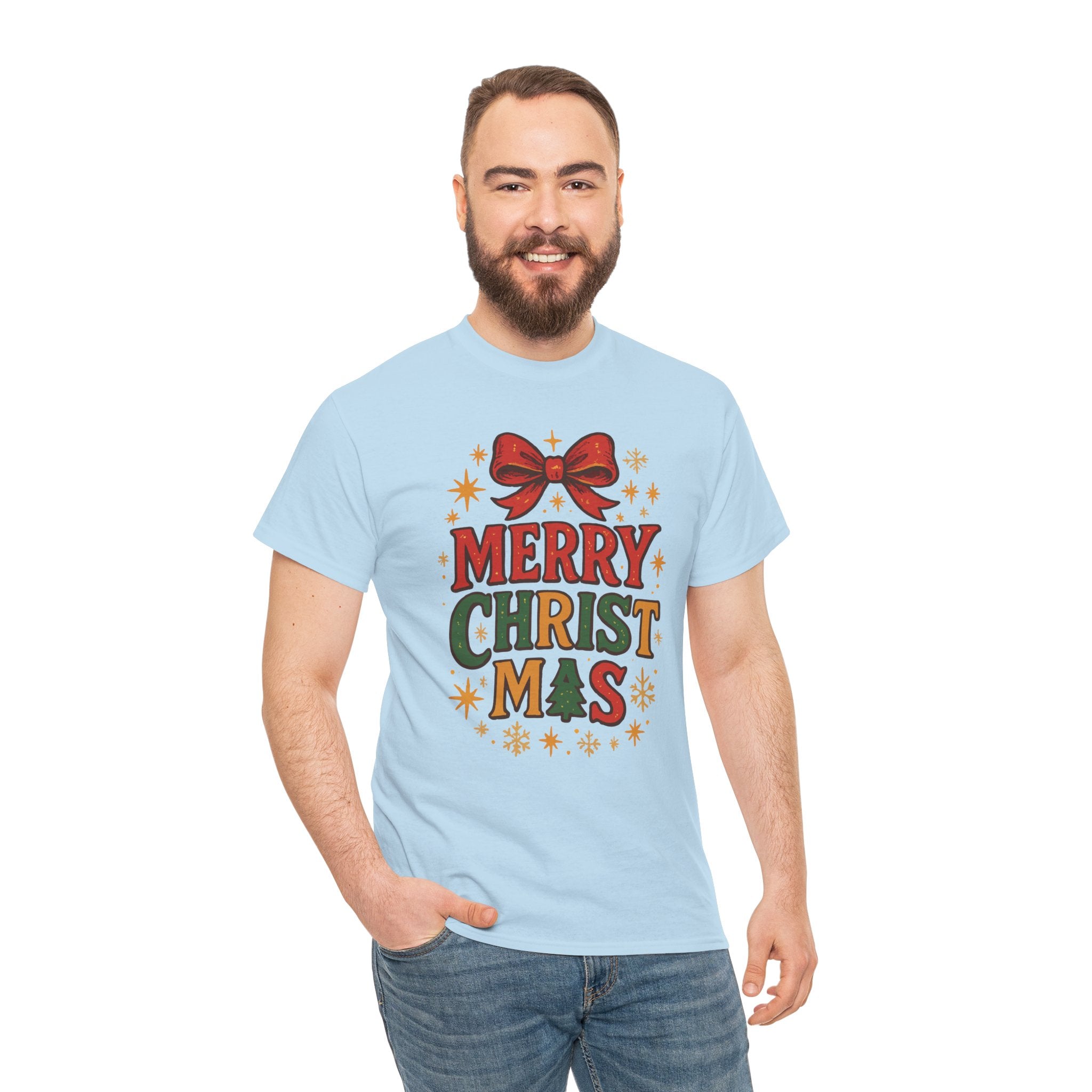 Merry Christmas Unisex Cotton Tee