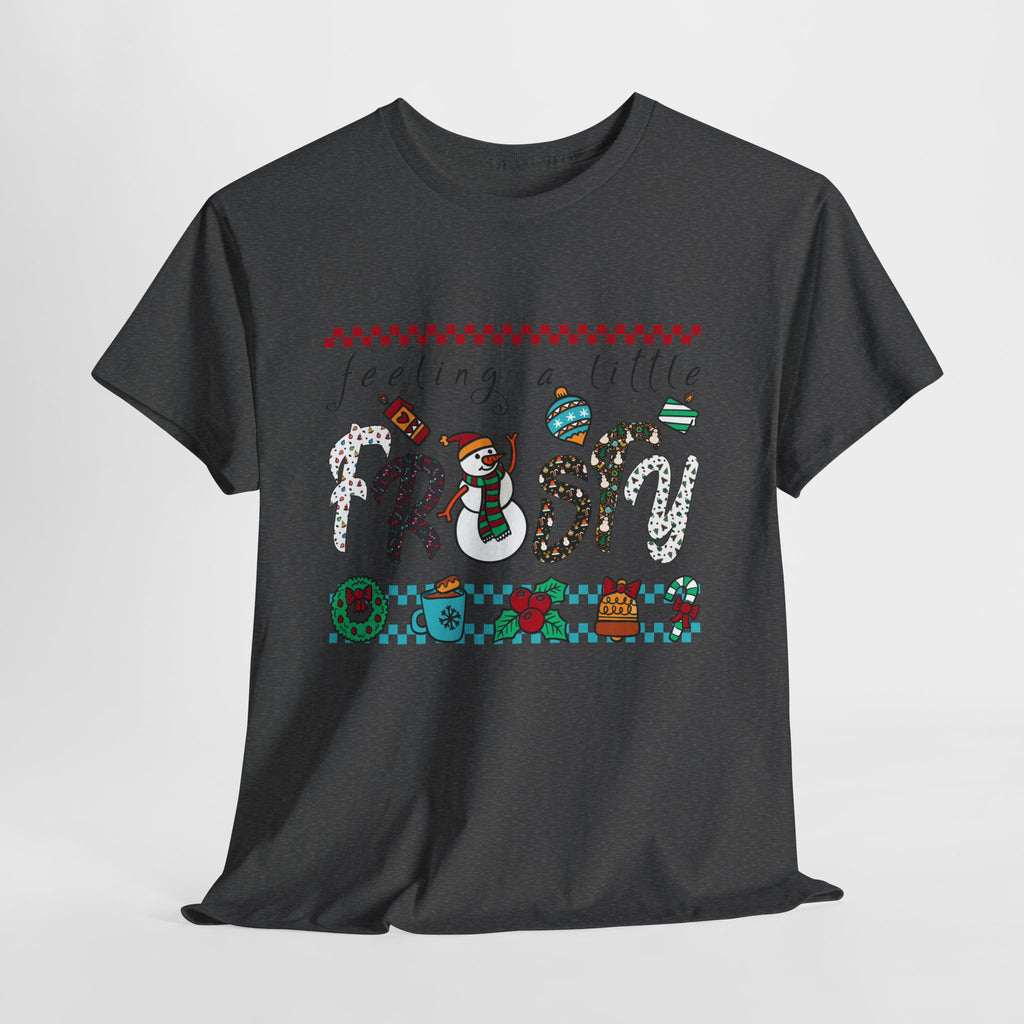 Christmas Frosty Unisex Cotton Tee