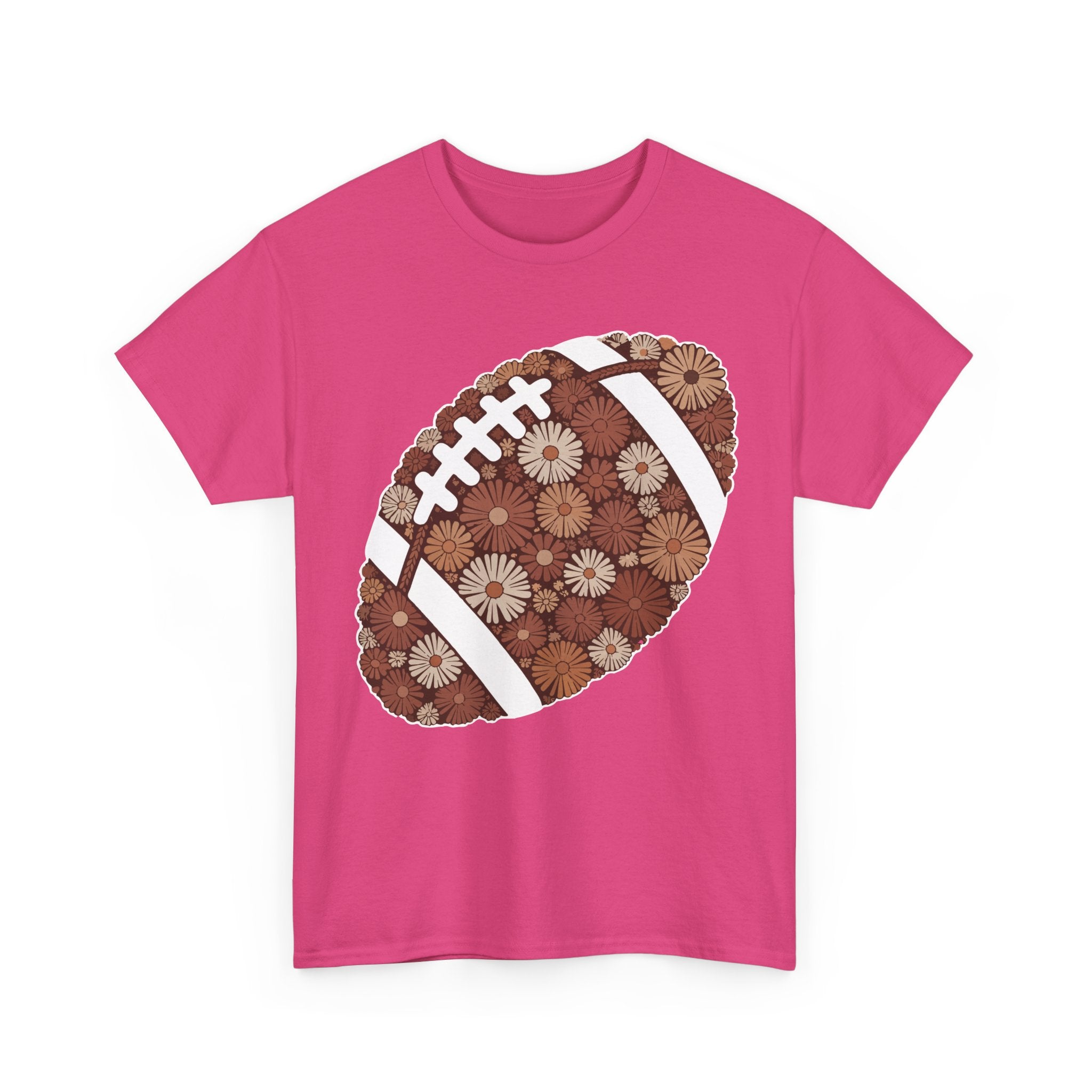 Game Day Touch Down Football Tee — Helmets, Flags & Cheer Icons Unisex Cotton Tee