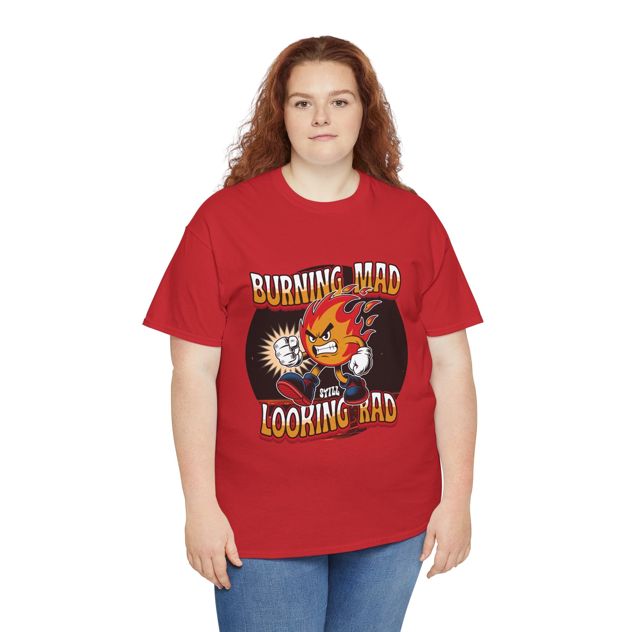 Burning Mad Looking Rad Unisex Tee